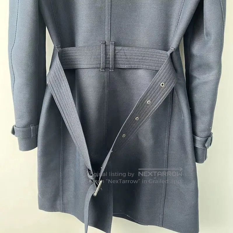 Burberry Burberry Women's Spring Autumn Navy Blue Coat. Size S / US 4 / IT 40 - 4 Thumbnail