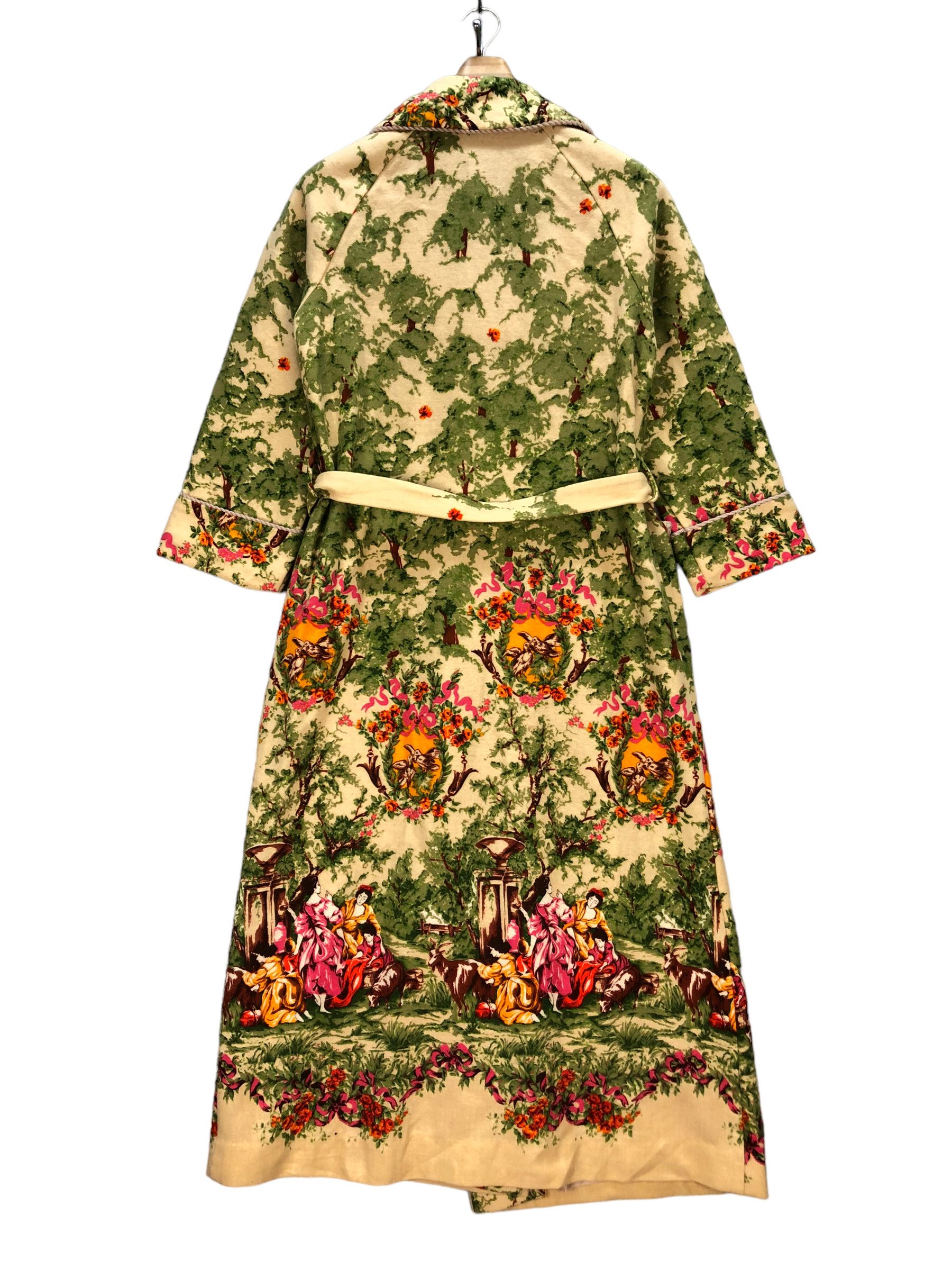 Japanese Brand VINTAGE JAPAN TRADITIONAL FLORAL FULLPRINT ROBES #7368-135 Size M / US 6-8 / IT 42-44 - 9 Thumbnail