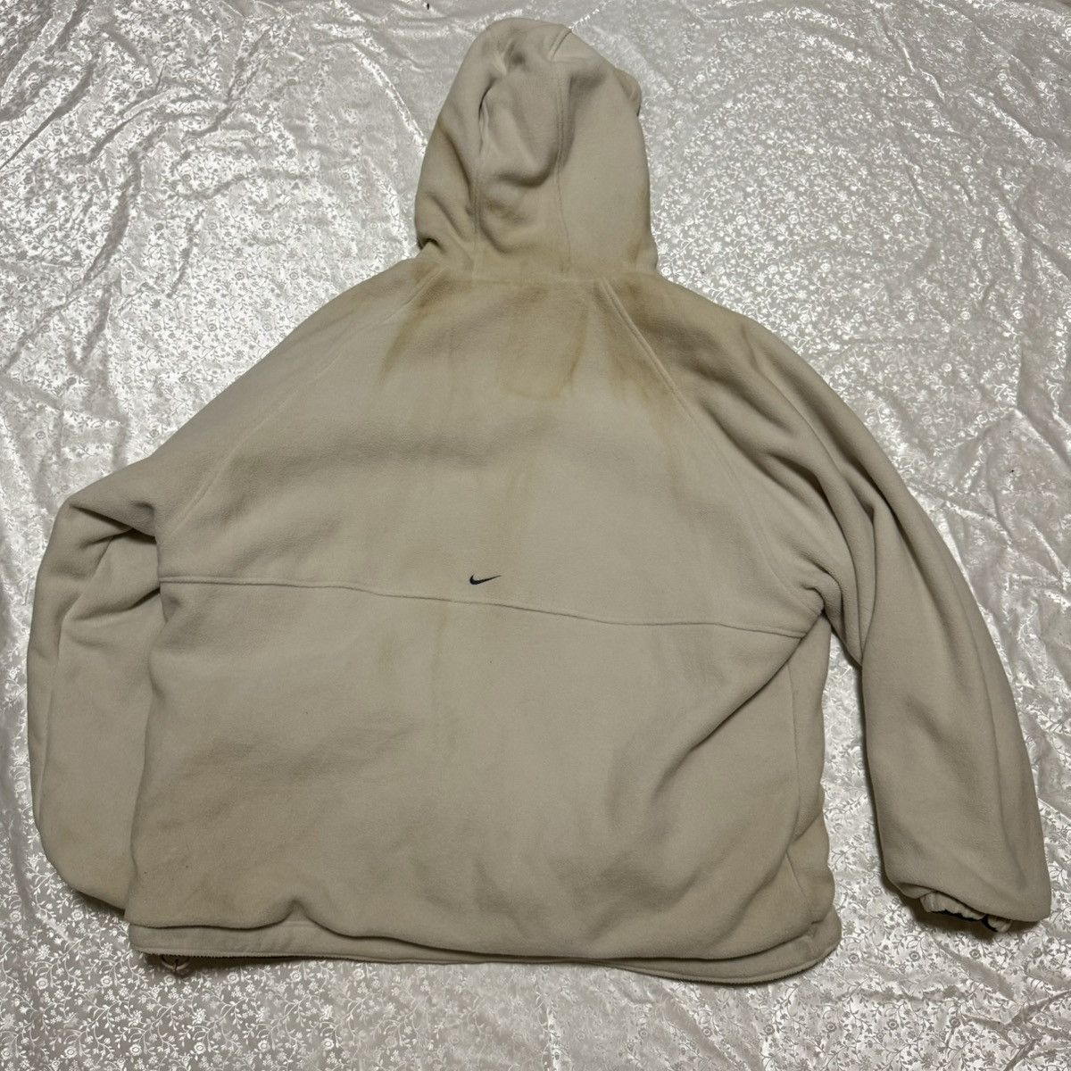 ジャケット・アウター NIKE SIDEWINDER REVERSIBLE FLEECE JACKET 90s Nike Reversible Sidewinder Fleece Jacket Brown Blue