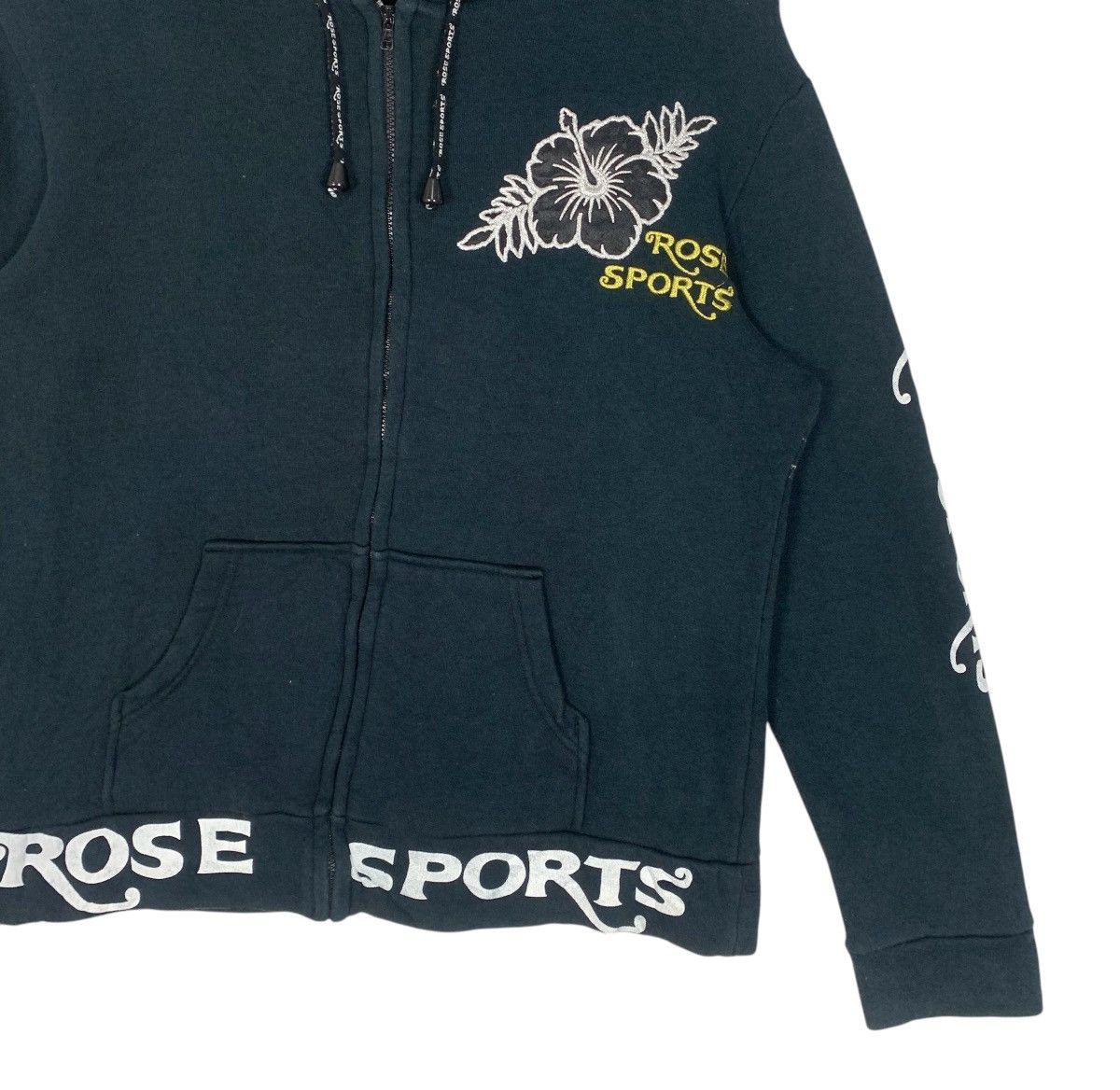 Japanese Brand Rose Sport Apparel JapaneseBrand SurfStyle Floral Hoodie Size S / US 4 / IT 40 - 6 Thumbnail