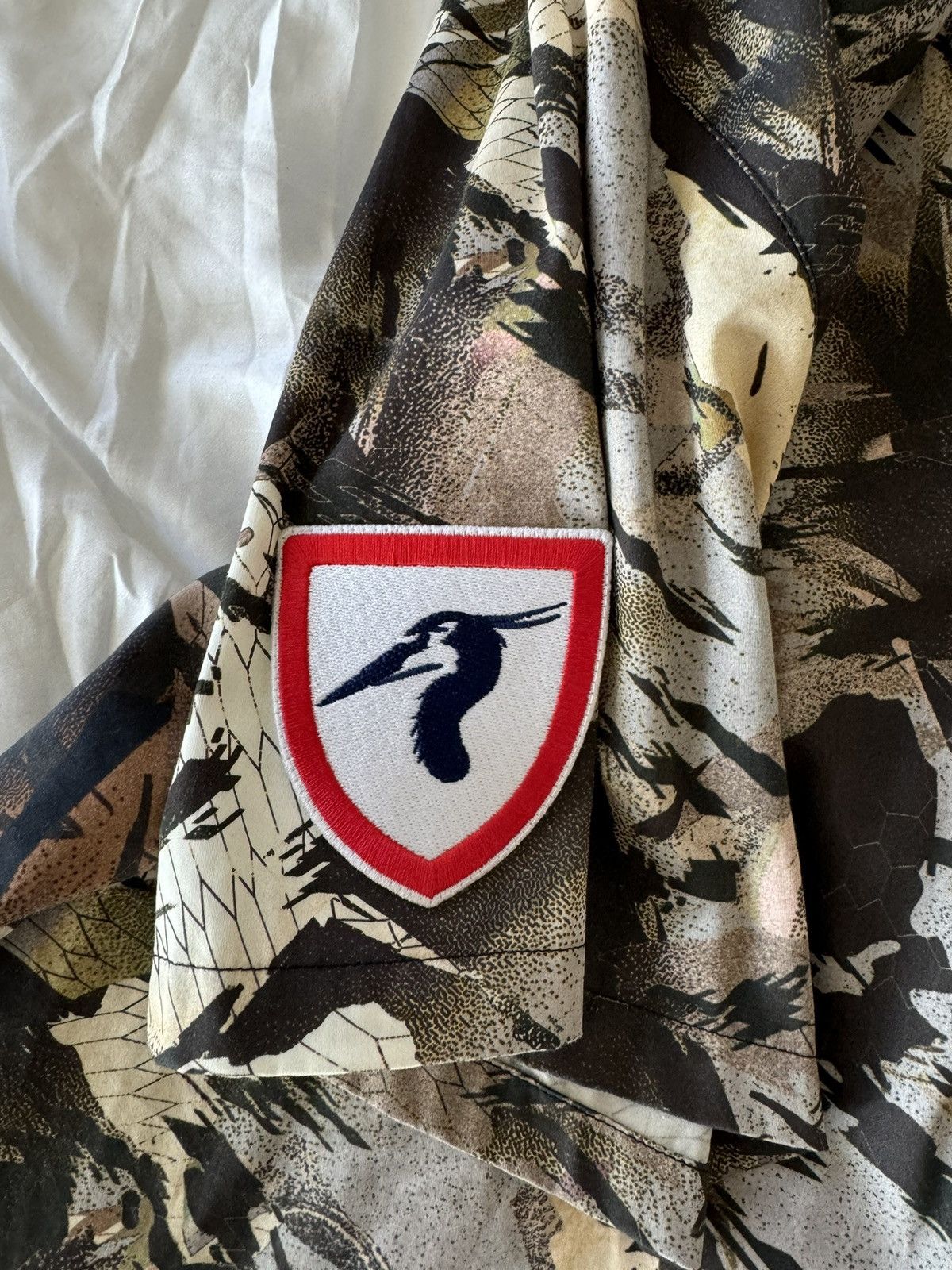 Heron Preston Heron Preston logo patch camouflage printed shirt Size US XL / EU 56 / 4 - 6 Thumbnail