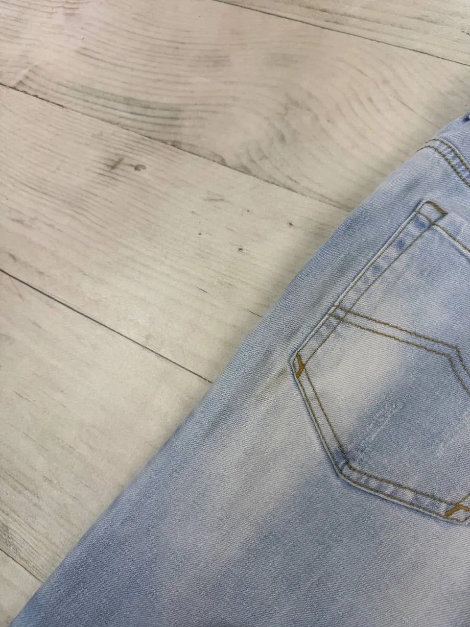 Armani Vintage Armani Big Logo Denim Jeans Size US 28 / EU 44 - 21 Thumbnail