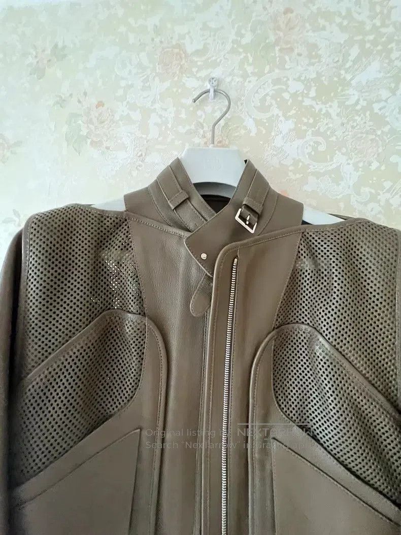 Hermes Hermes Calfskin Leather Jacket Size XXS / US 00 / IT 34 - 6 Thumbnail