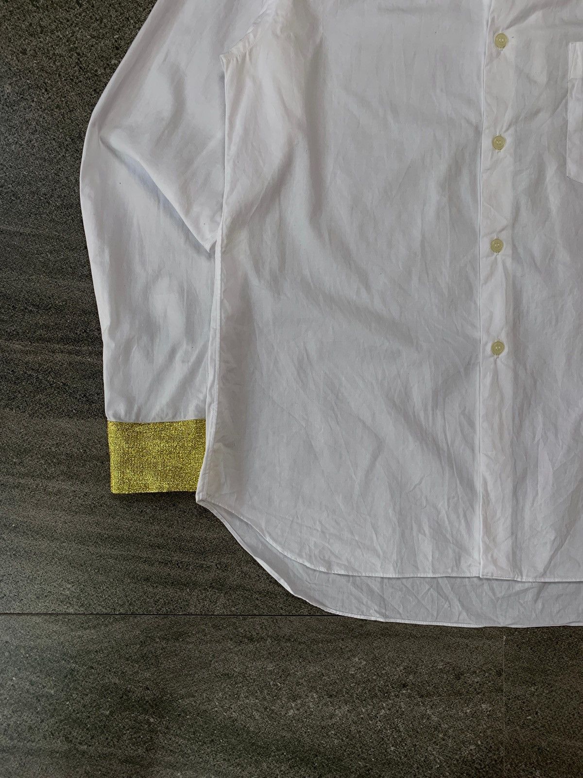 Comme des Garcons Black FREE TAX! Gold Glitter Shirt - Medium Size US M / EU 48-50 / 2 - 4 Thumbnail