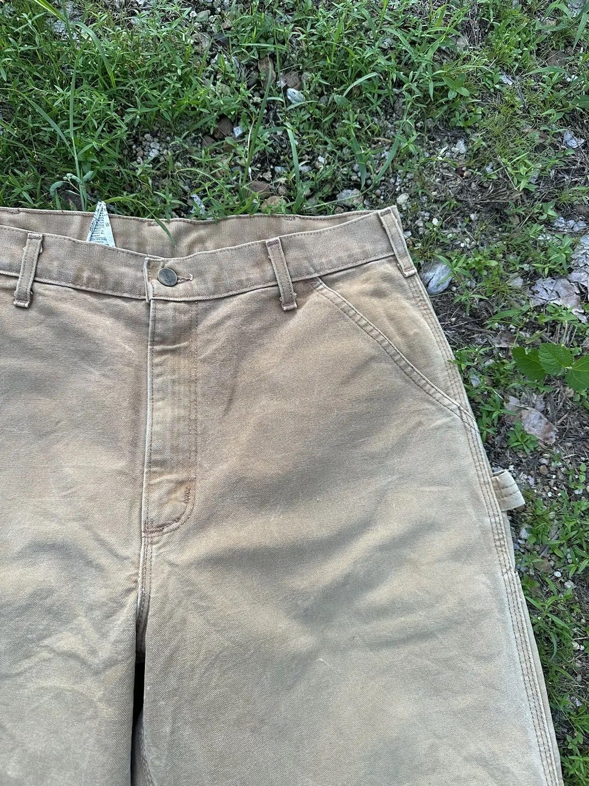 Carhartt FADED BROWN VINTAGE CARHARTT WORK WEAR MADE IN USA PANTS Size US 33 - 3 Thumbnail