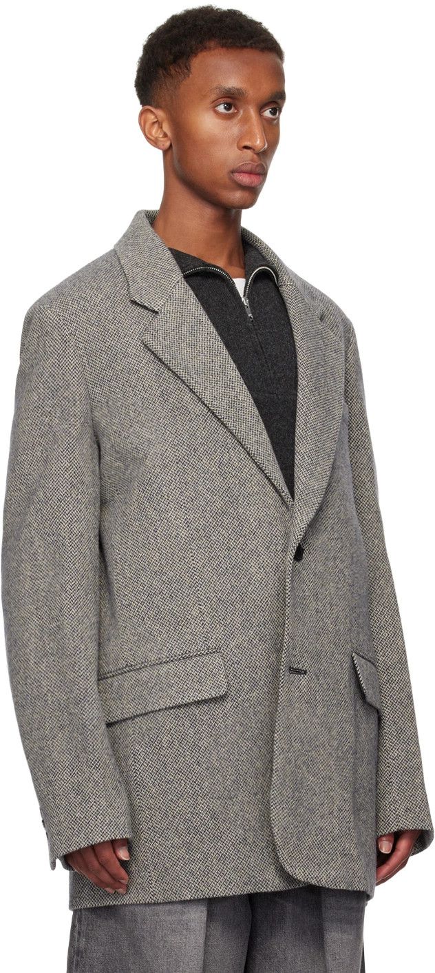 Isabel Marant Isabel Marant Gray Fahar Oversized Blazer Size 48 Size 48L - 2 Thumbnail