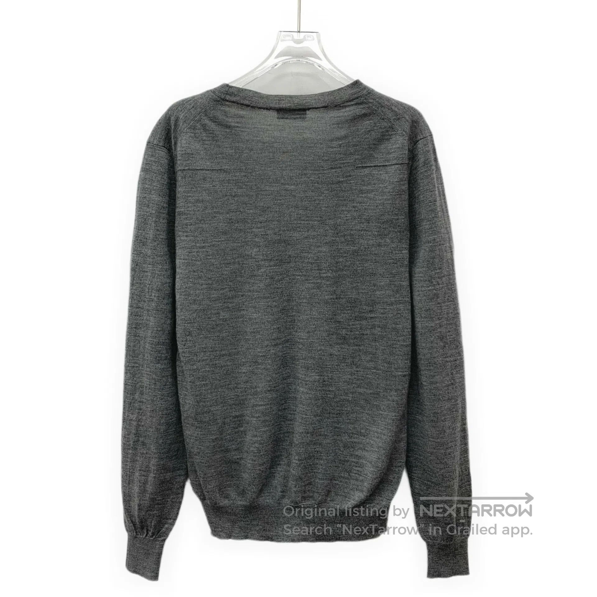 Dior Dior Dark grey bee embroidery wool V-neck single-breasted Size US S / EU 44-46 / 1 - 2 Thumbnail