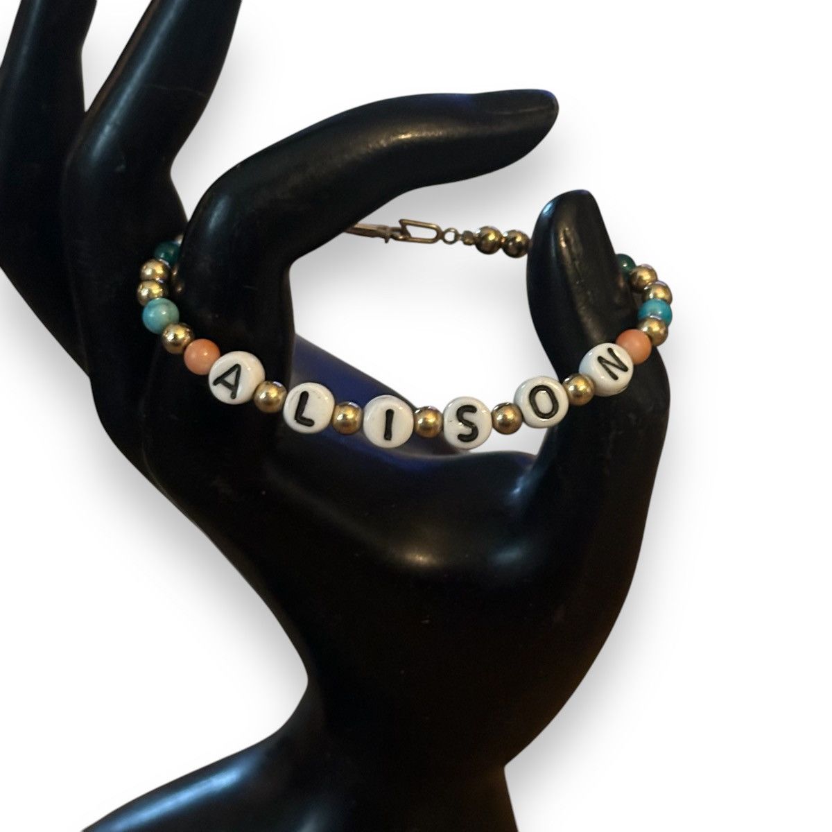 Vintage Vintage Alison beaded name bracelet Size ONE SIZE - 2 Thumbnail