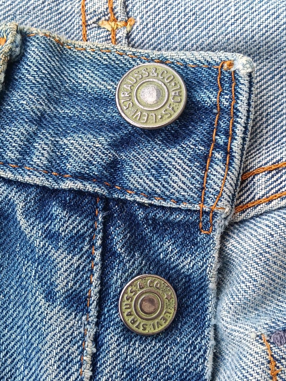 Levi's Early 60s Levi’s 501 Big E selvedge Distressed Button 16. Size US 30 / EU 46 - 4 Thumbnail