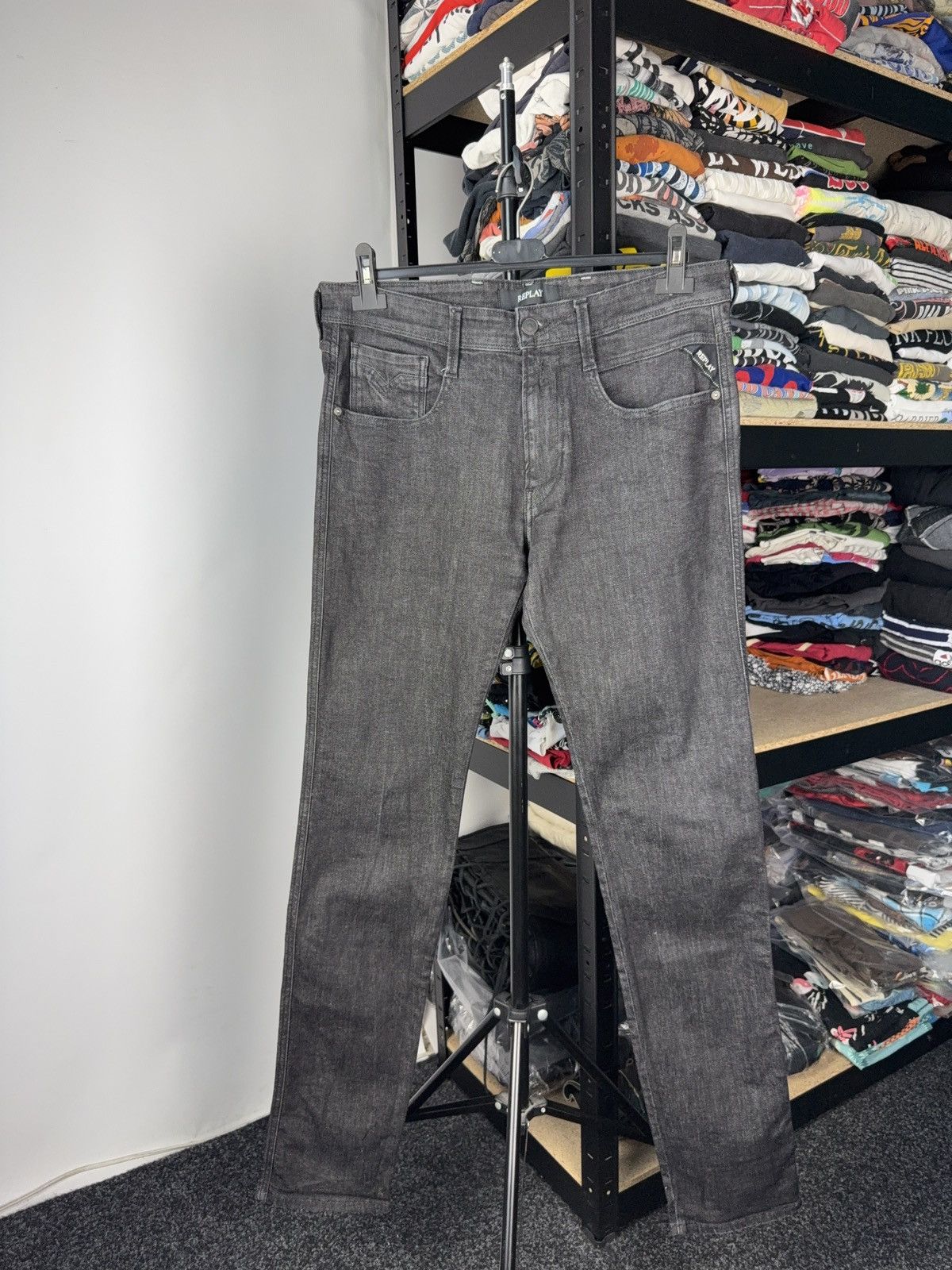 Replay Luxury 00s Replay Black Denim pants Jeans W34 Vintage Italy Size US 34 / EU 50 - 1 Thumbnail