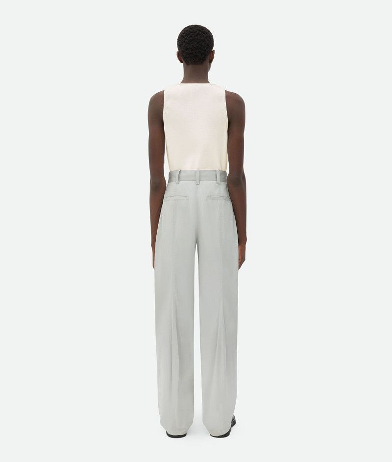 Bottega Veneta o1bcso1str0526 Cotton Silk Trousers Pants in Gray Size US 32 / EU 48 - 3 Thumbnail