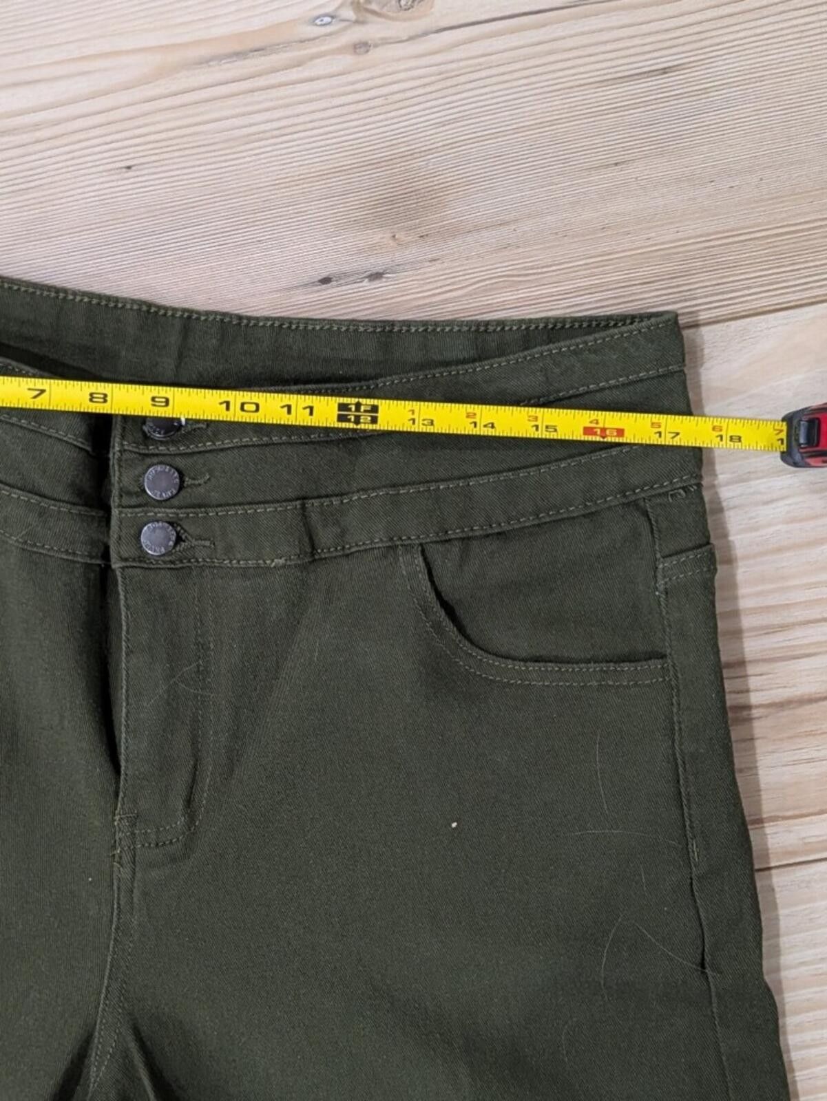 Other Wide Leg High-Waist Pants in Olive Green Size 40" / US 18 - 5 Thumbnail