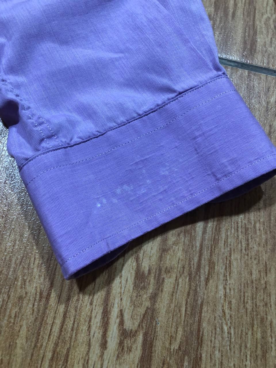Burberry Thomas Burberry Shirt Mens Purple Embroidered Logo Size US L / EU 52-54 / 3 - 7 Thumbnail