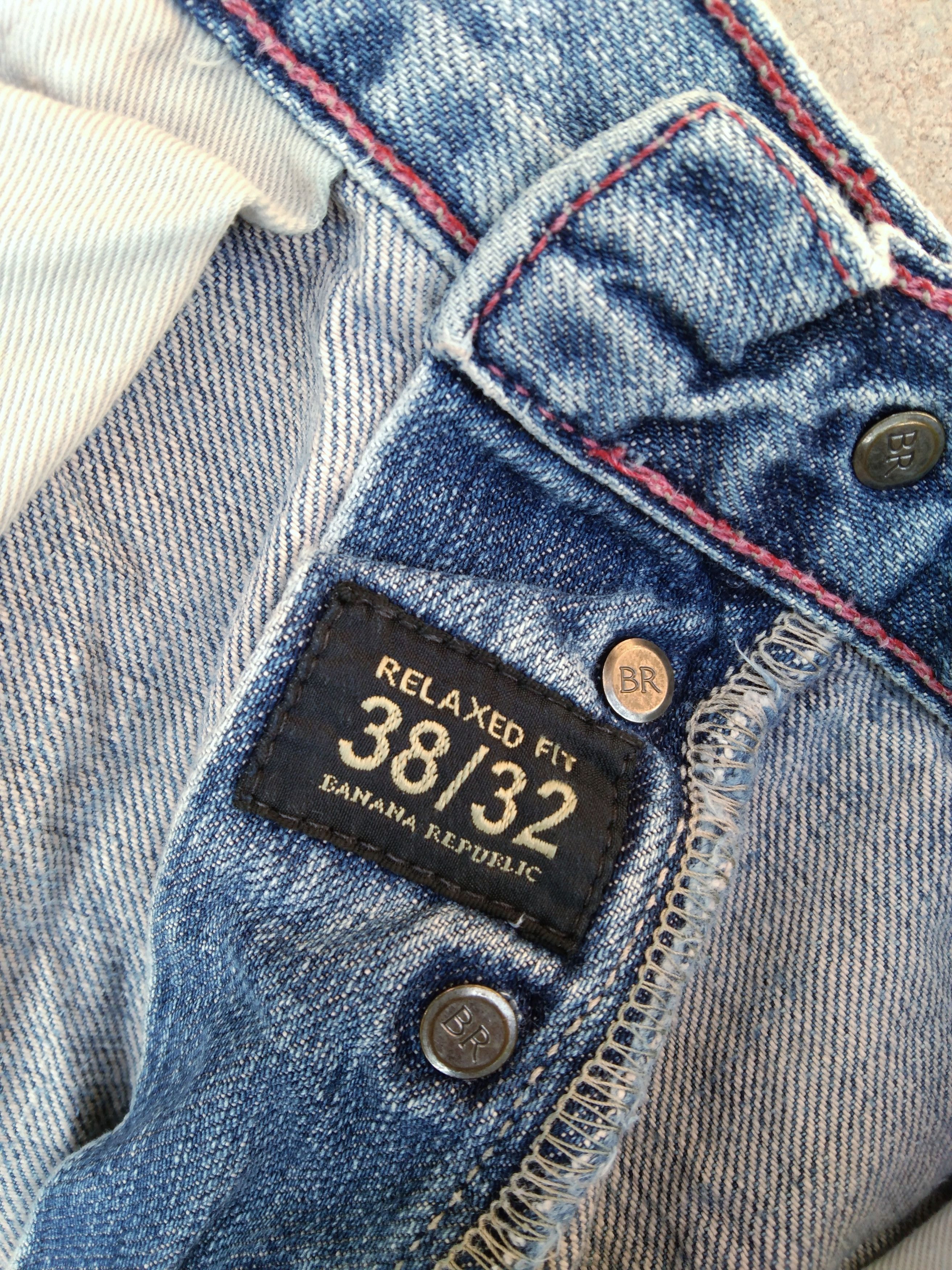 Banana Republic × Jean × Vintage Vintage Y2k Relaxed Fit Straight Leg Jeans 38x32 Size US 38 / EU 54 - 6 Thumbnail