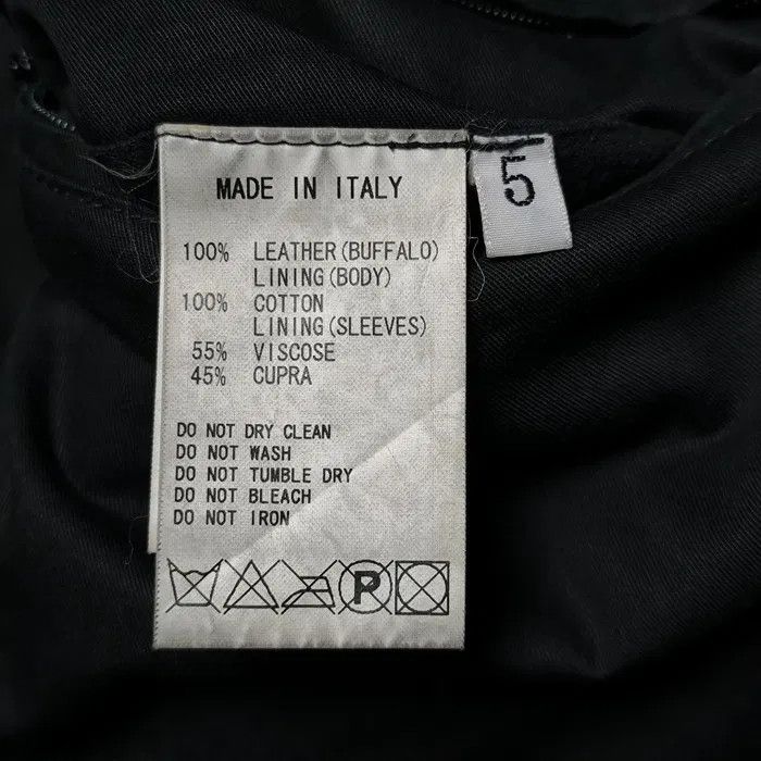 Yohji Yamamoto YOHJI YAMAMOTO LEATHER JACKET Size US XXL / EU 58 / 5 - 6 Thumbnail