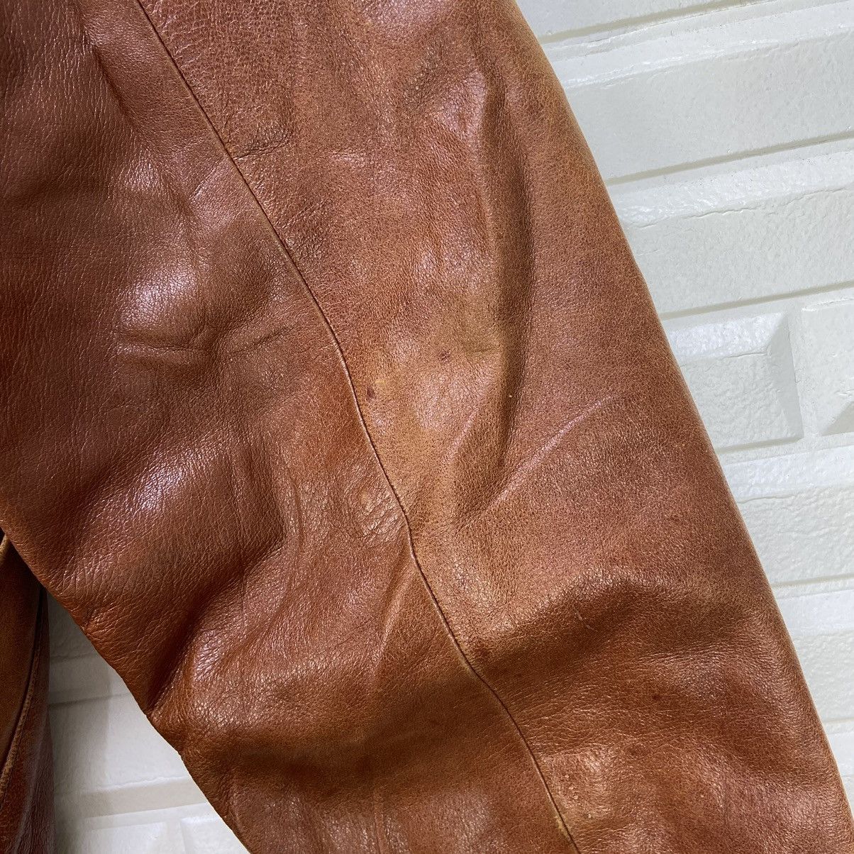 Japanese Brand Vtg Antelope Makigami Tokyo Original Leather Buckle Back Size US M / EU 48-50 / 2 - 15 Thumbnail