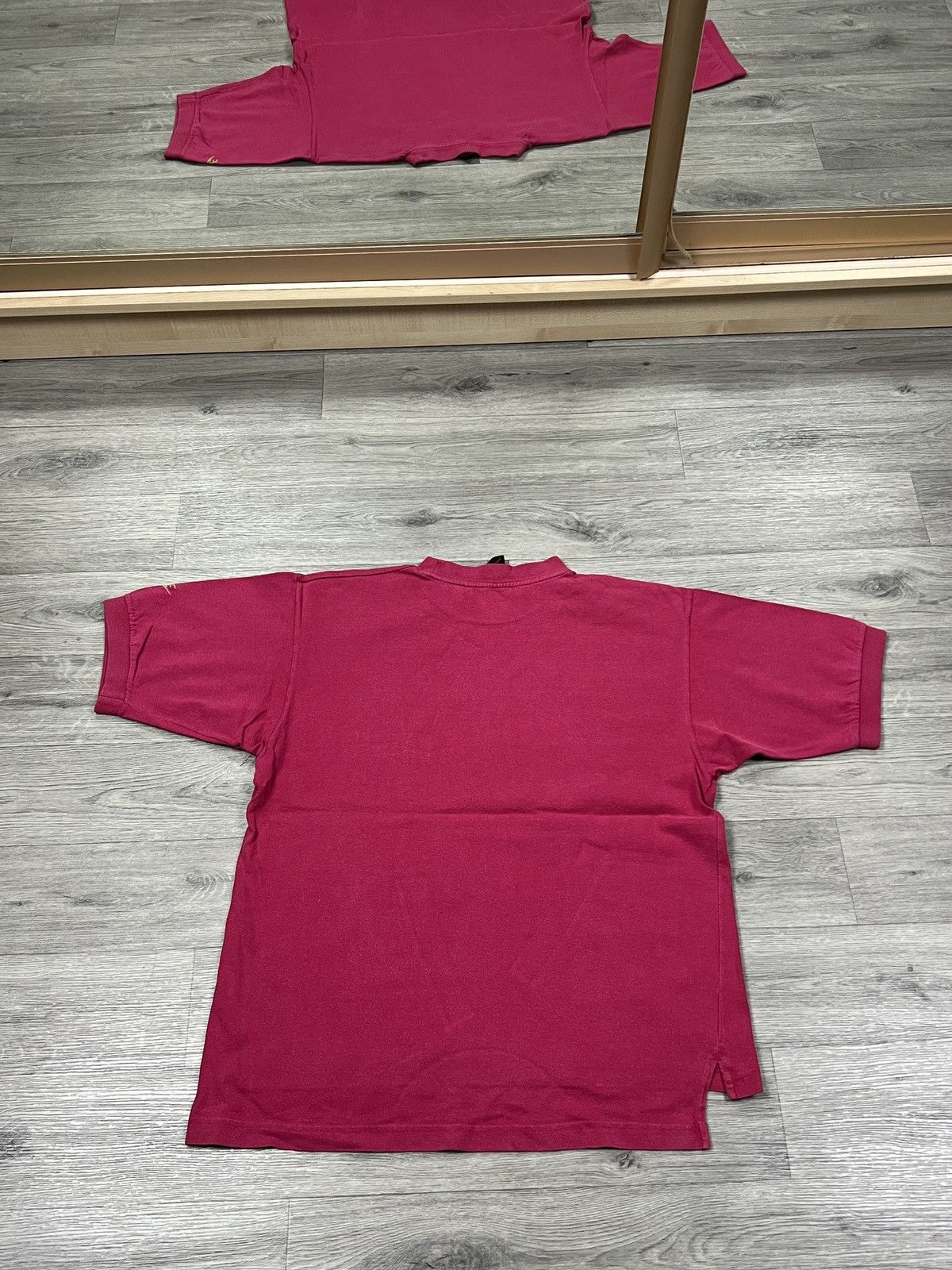 Nike Vintage 90s Nike Air Jordan Embroidered rare T-Shirt Maroon Size US M / EU 48-50 / 2 - 4 Thumbnail