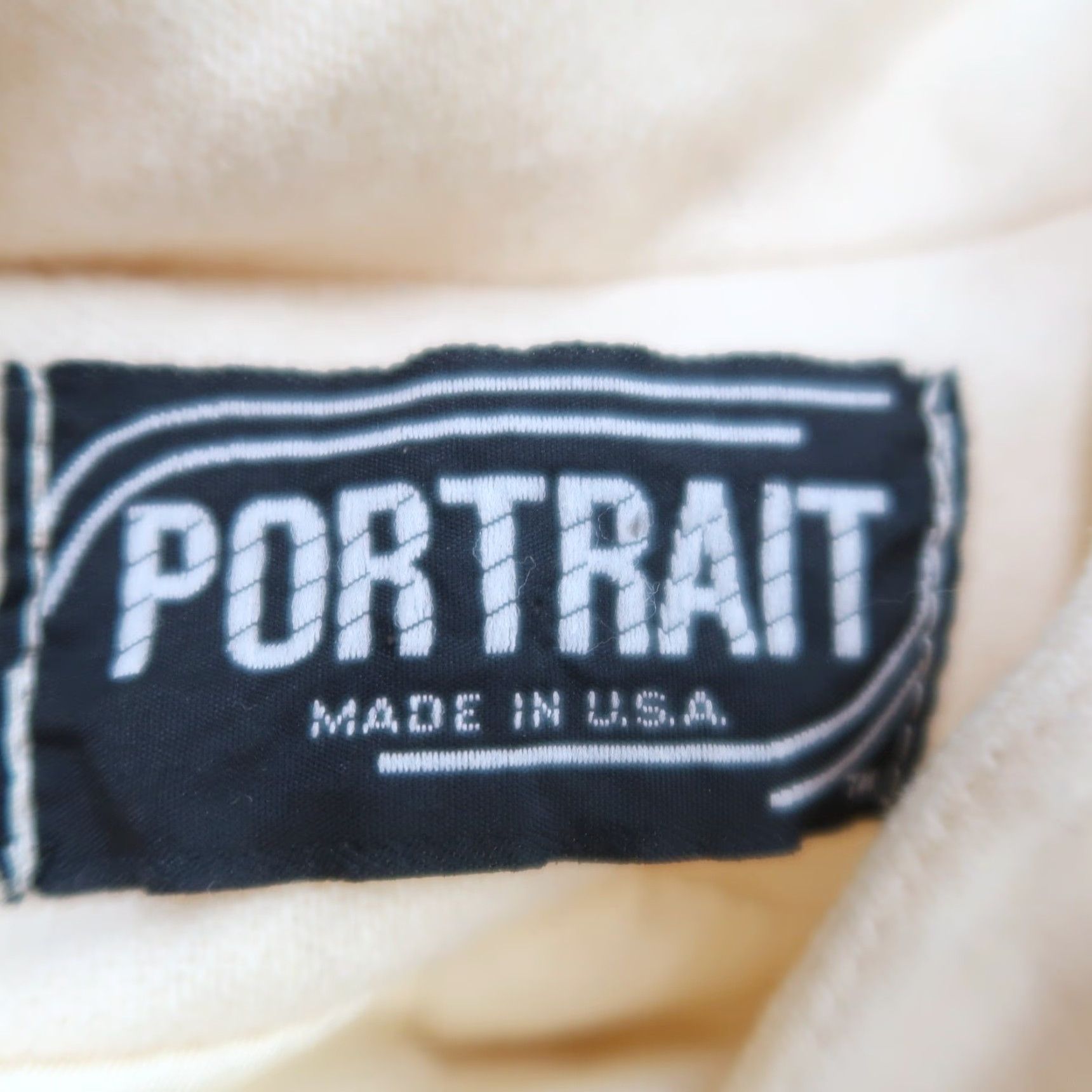 Vintage VINTAGE Portrait Cream Wool Statement Shoulder Mid-Length Coat L Womens Long Sleeve Fall Winter Overcoat Button" Size L / US 10 / IT 46 - 5 Thumbnail
