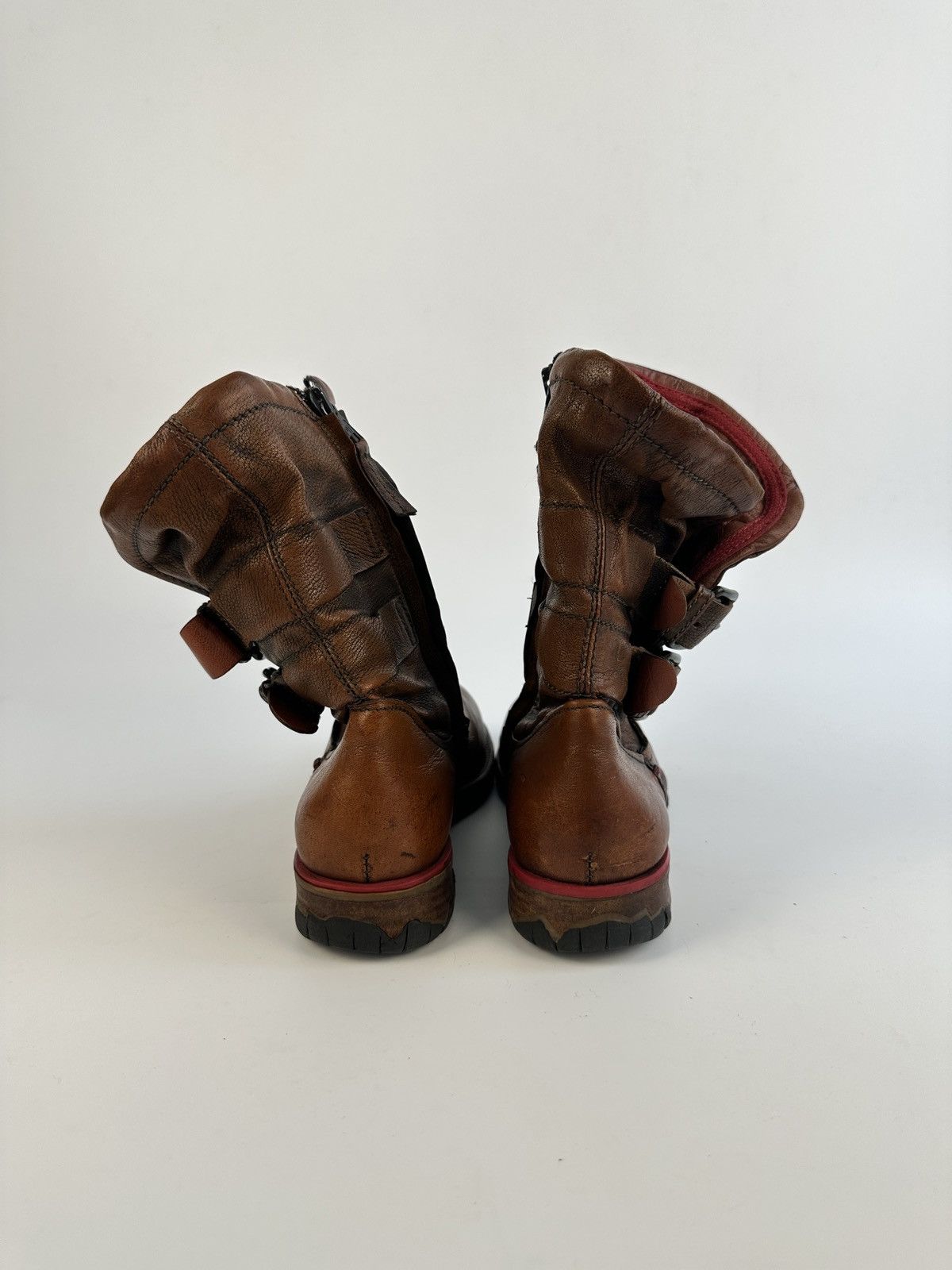 A.S.98 Airstep A.S.98 Pelle Boots Stivali Donna Taglia Biker Moto Size US 9 / IT 39 - 13 Thumbnail