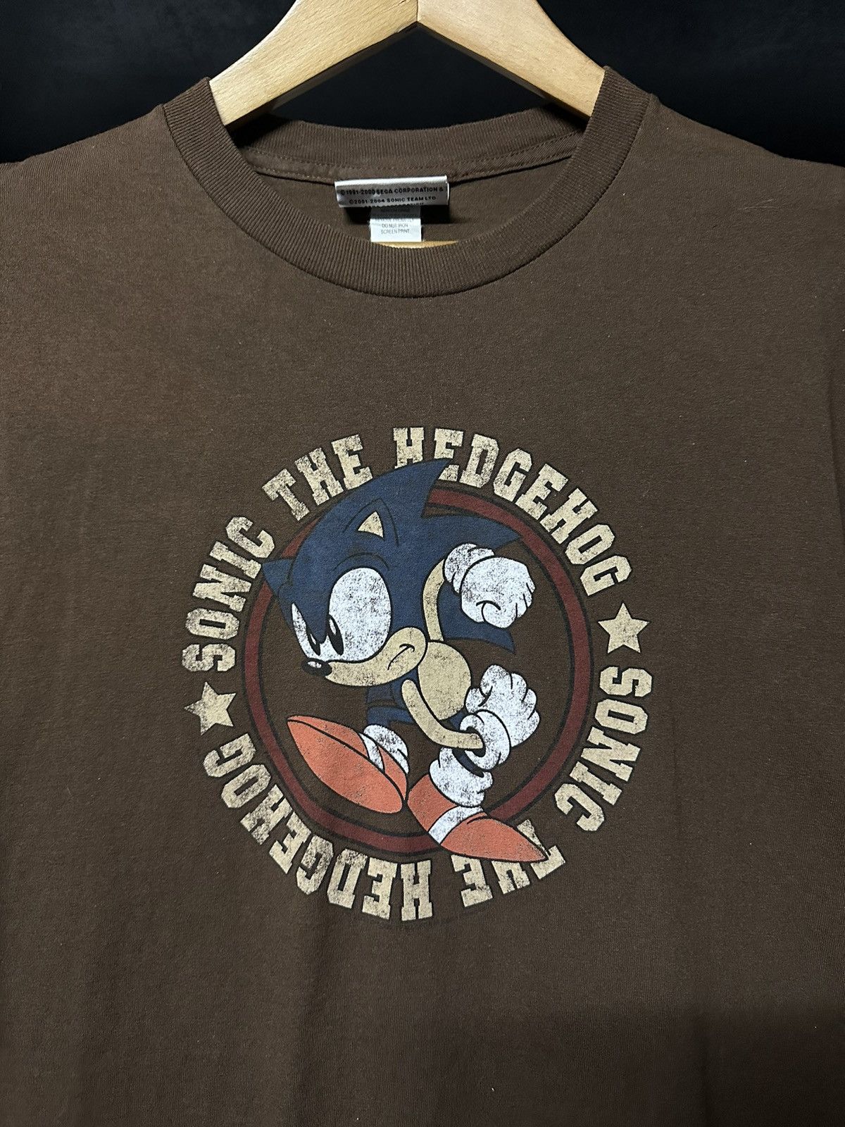 Optic Gaming × Vintage Vintage Sonic The Hedgehog Brown Tee Size US XL / EU 56 / 4 - 2 Thumbnail