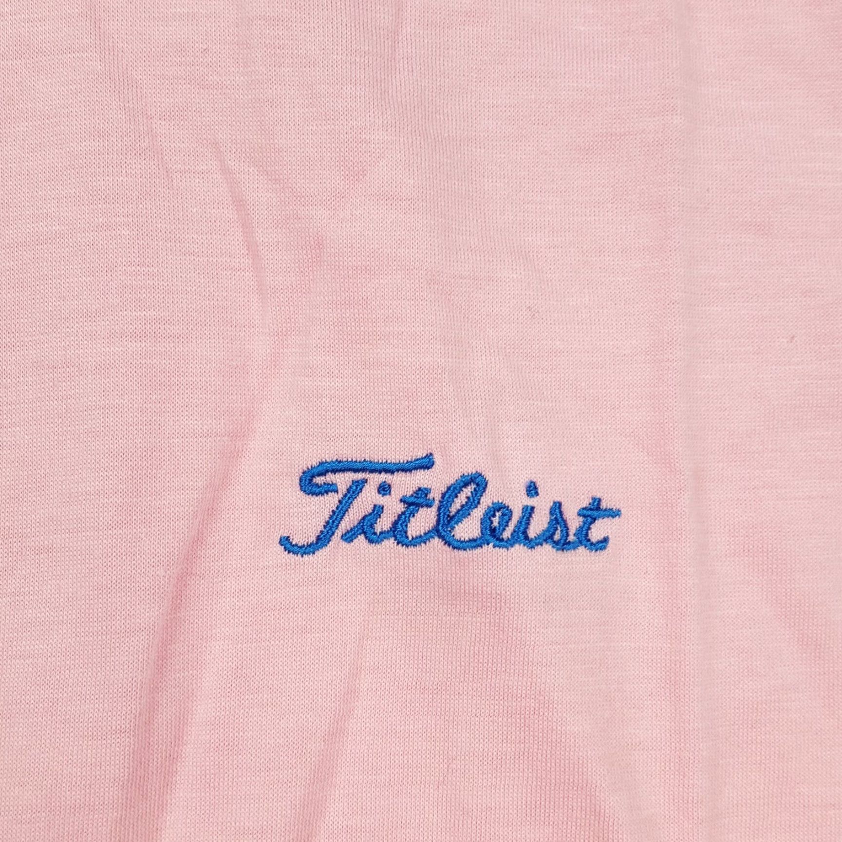 Titleist VINTAGE Titleist Golf Polo Shirt Short Sleeve Pink L PGA Logo 90s Preppy Casual Mens Size US L / EU 52-54 / 3 - 3 Thumbnail