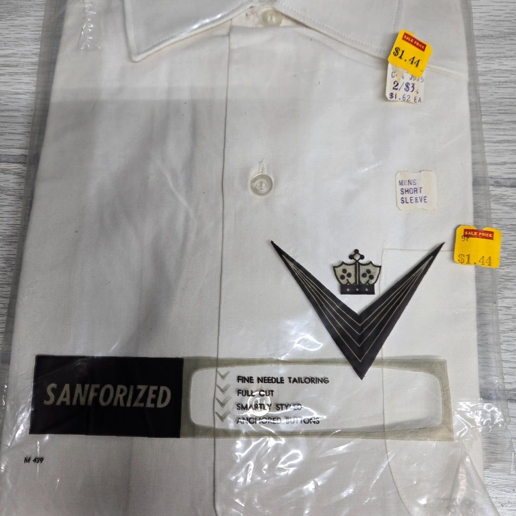 Vintage NEW Island in the Sun Shirt Adult Men's 15 White Solid Button Up Size US M / EU 48-50 / 2 - 2 Thumbnail