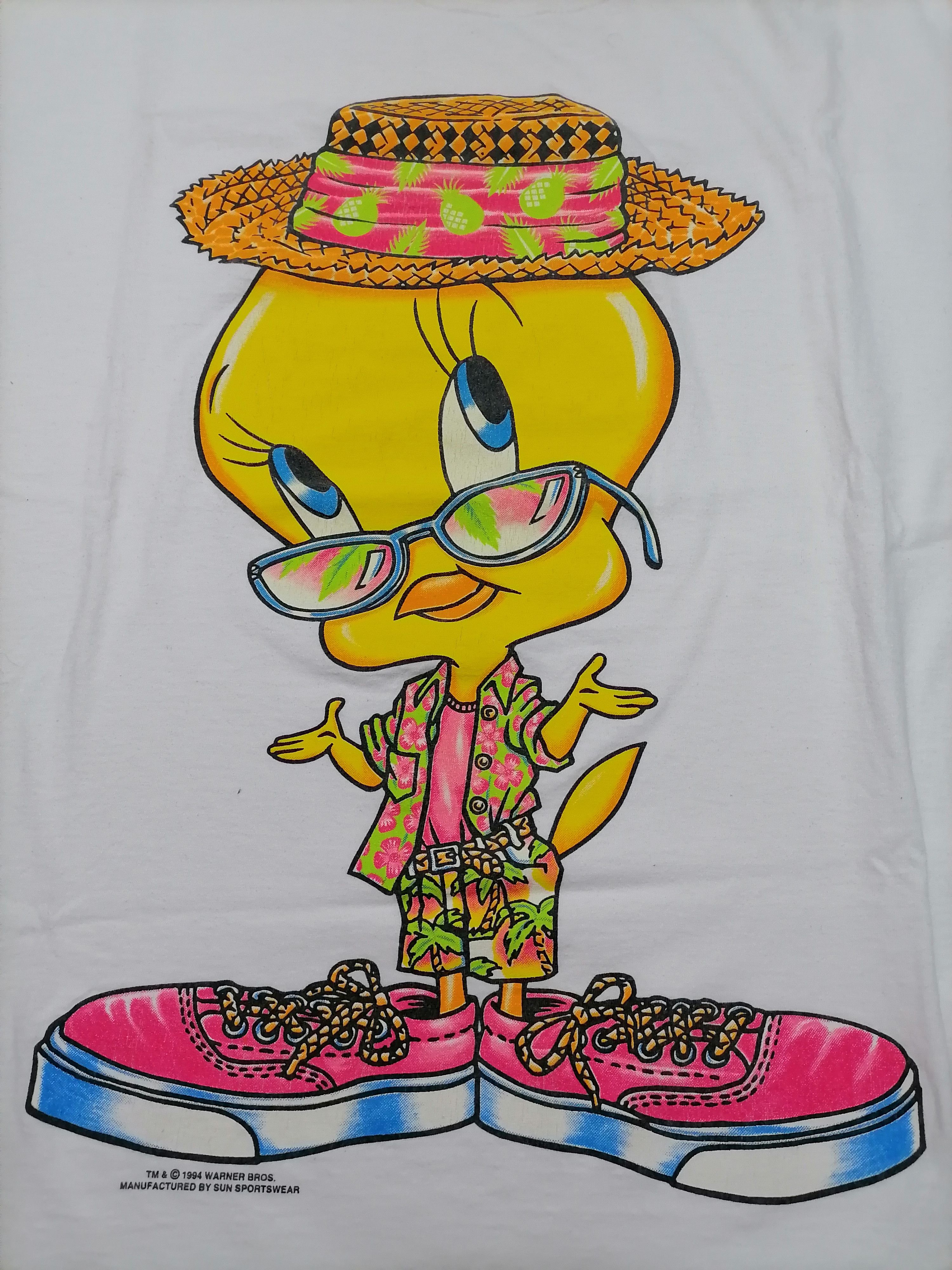 Warner Bros Vintage Tee Tweety Bird , Looney Tunes 4X Size 4XL / US 24-26 - 1 Thumbnail