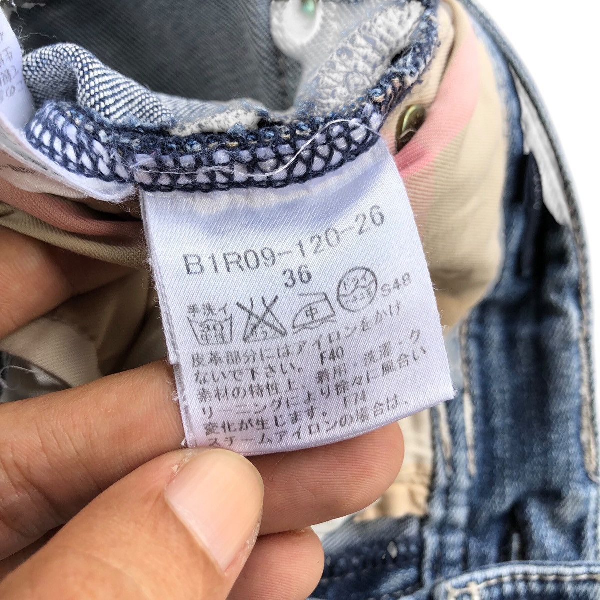 Burberry × Japanese Brand Distressed BURBERRY slim jeans Size 29" - 9 Thumbnail