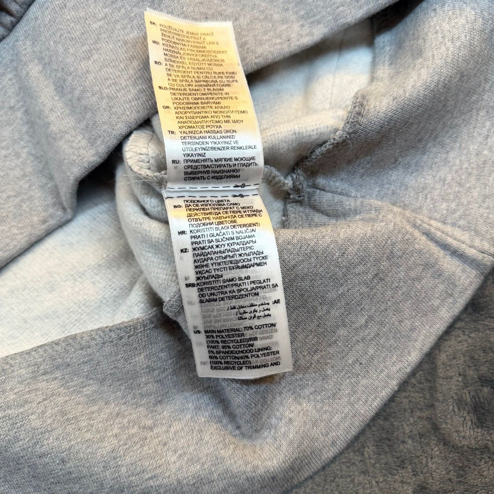 Adidas Adidas Hoodie Mens Large Feelcozy HD Pullover Grey Heather NWT Logo Pocket Knit Fleece Sweatshirt JE3809 Size US L / EU 52-54 / 3 - 7 Thumbnail