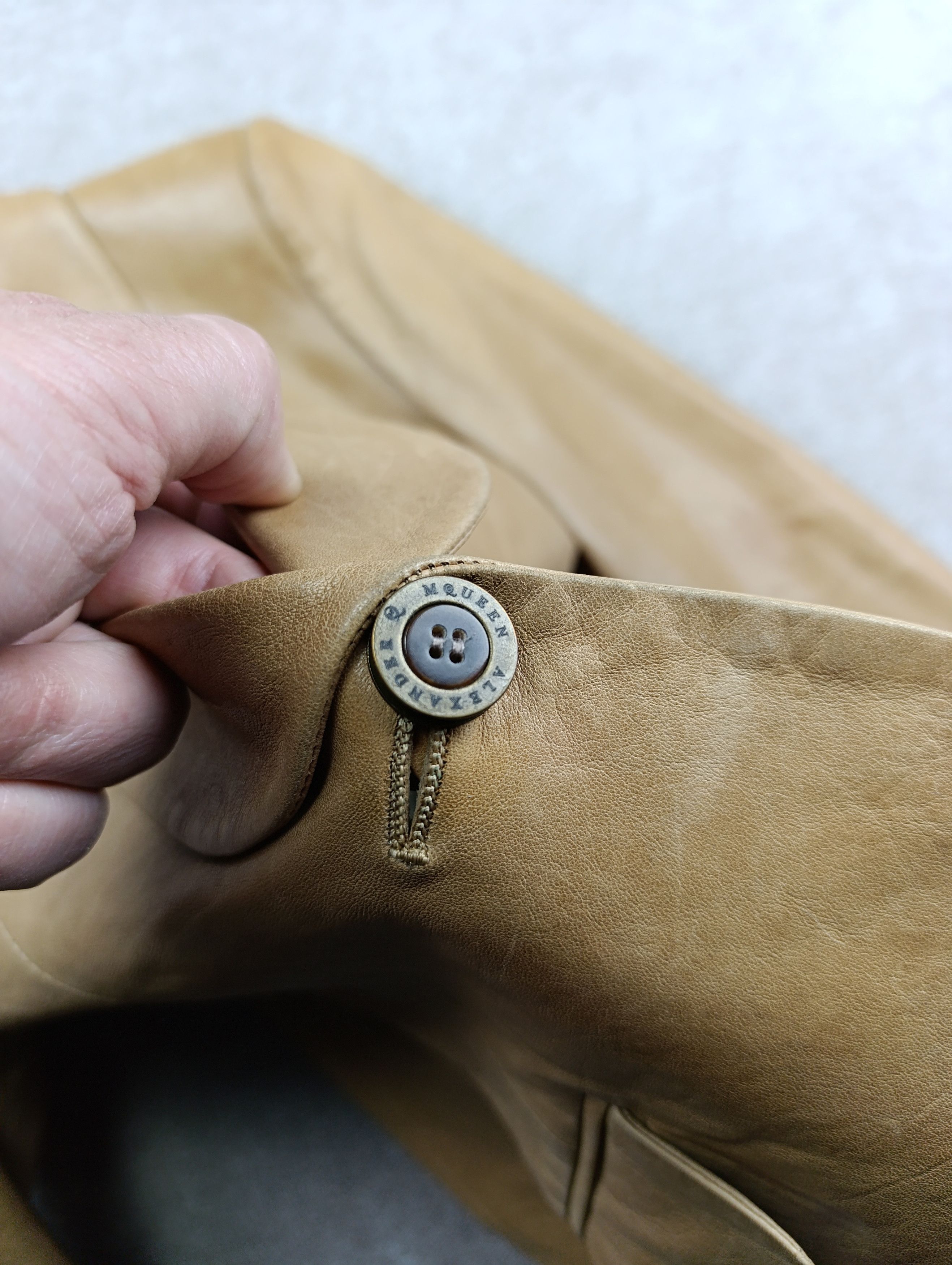 Alexander McQueen McQ Alexander McQueen Lamb Leather Blazer Jacket Size IT 40 Size S / US 4 / IT 40 - 5 Thumbnail