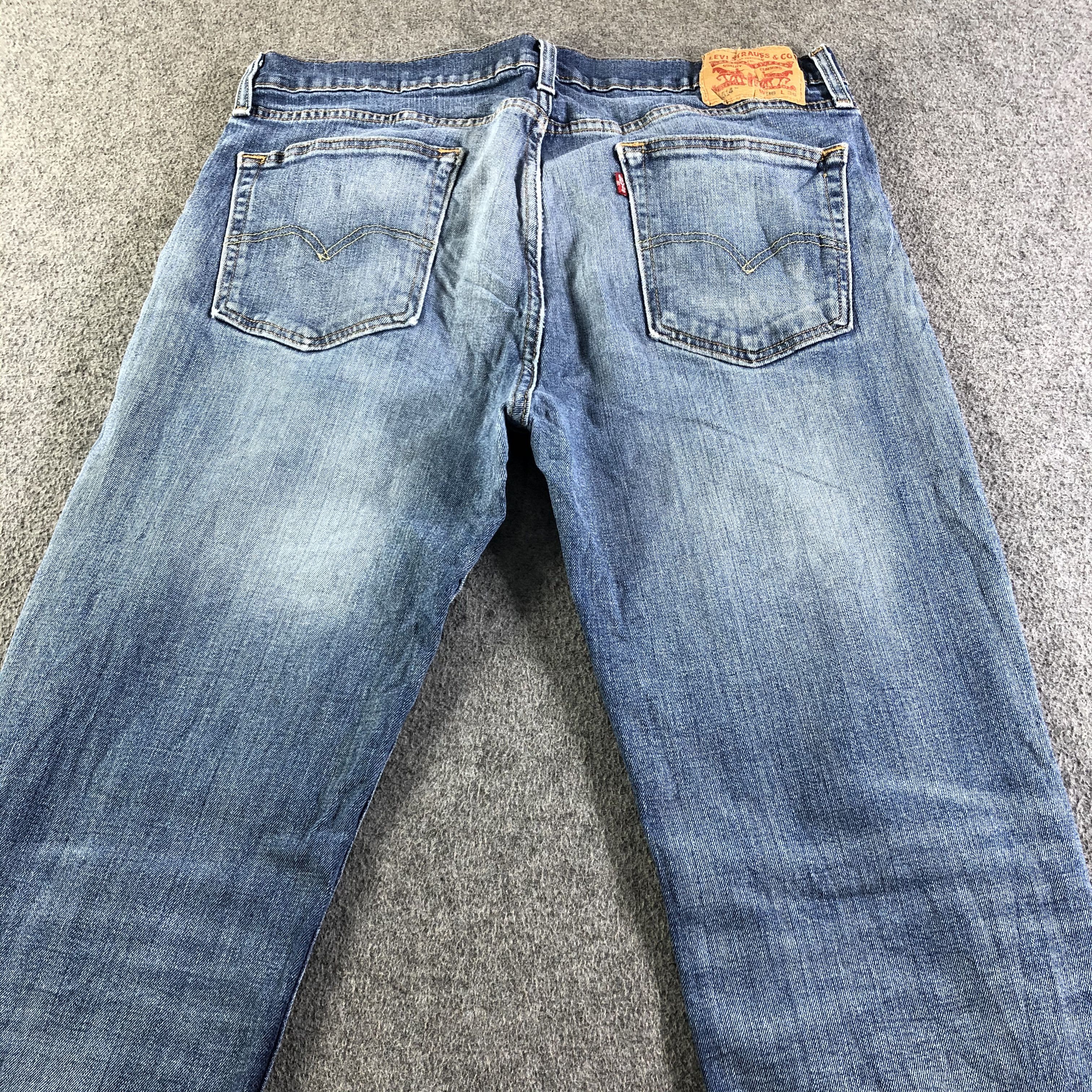 Levi's Vintage Blue Wash Levis 514 Jeans-J4517 Size US 35 - 4 Thumbnail