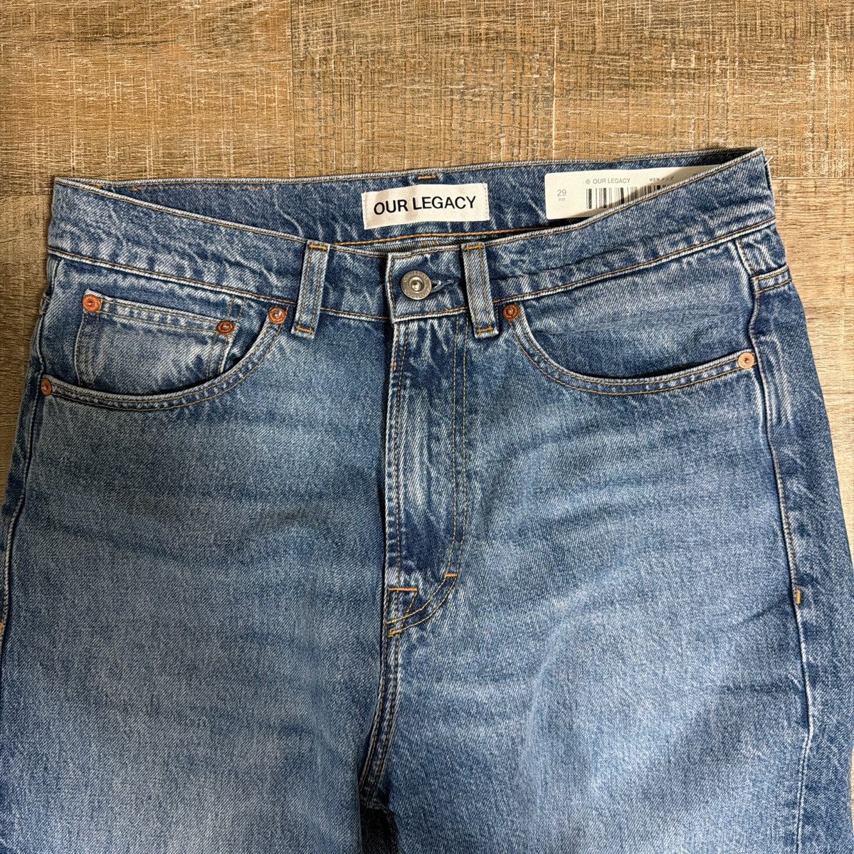 Our Legacy Our Legacy third cut light wash selvedge denim Size US 30 / EU 46 - 3 Thumbnail