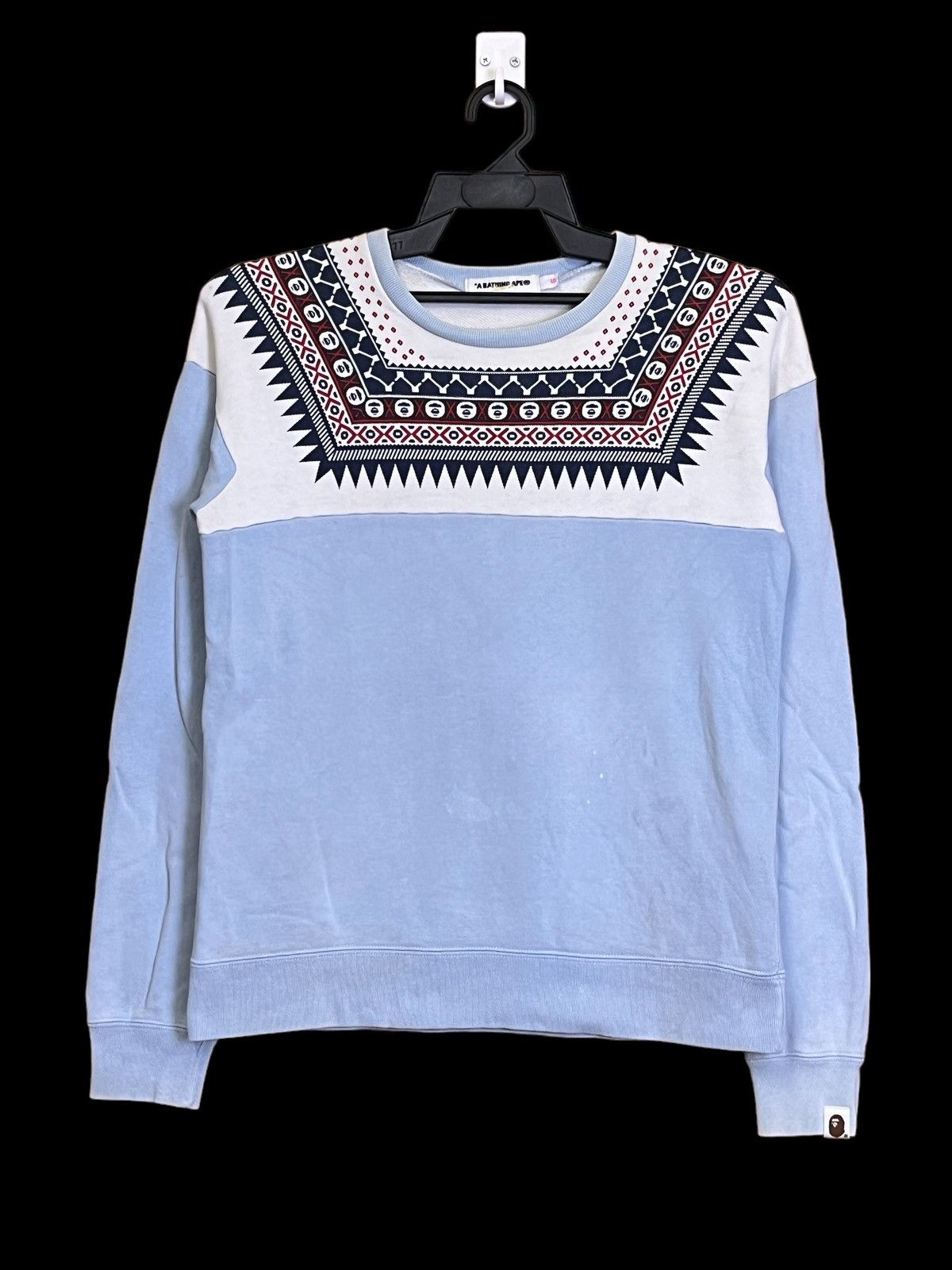 Bape A BATHING APE BAPE NATIVE NAVAJO CREWNECK SWEATSHIRT Size S / US 4 / IT 40 - 1 Thumbnail