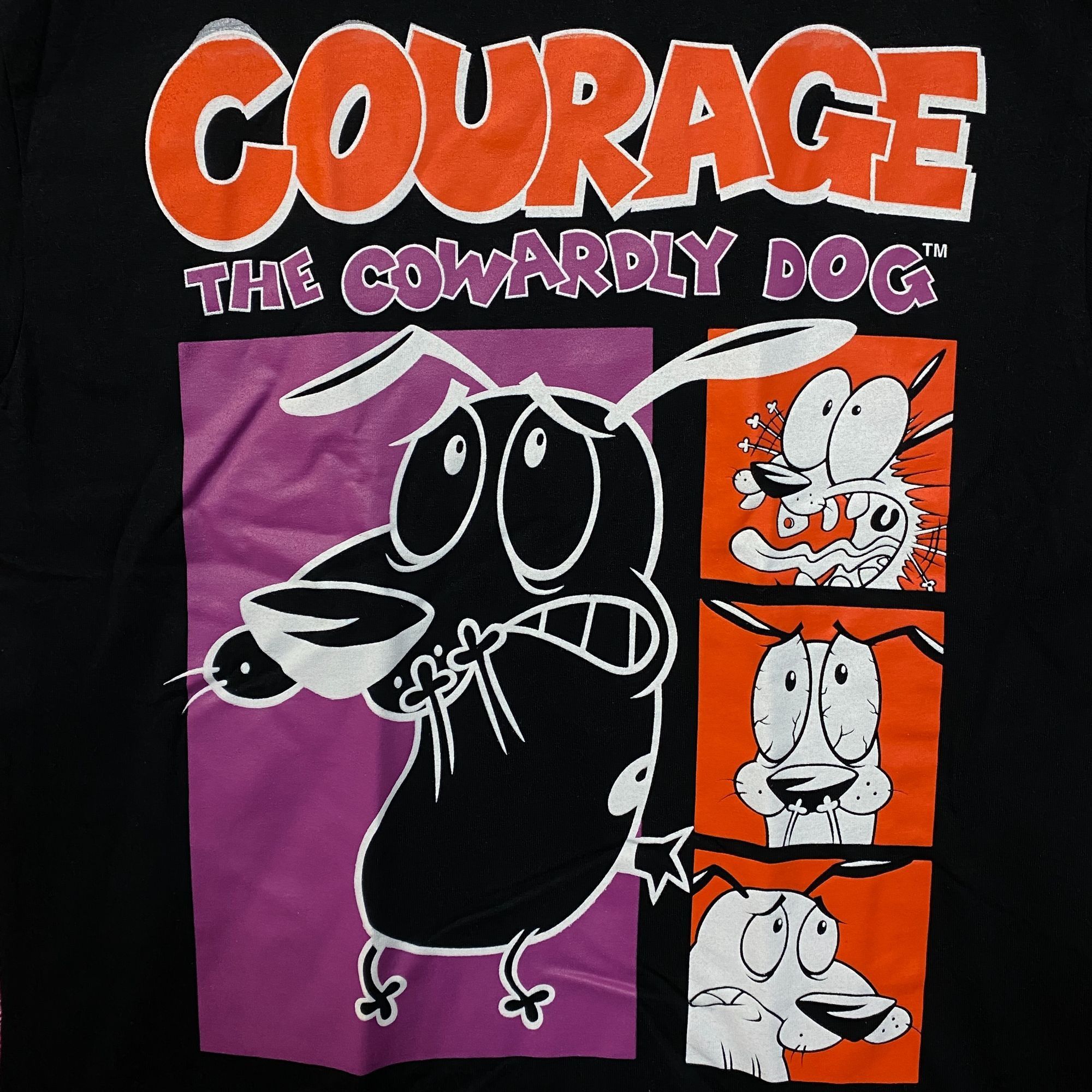 Cartoon Network Courage The Cowardly Dog Grid Design Retro Style Classic Car Size US M / EU 48-50 / 2 - 2 Thumbnail
