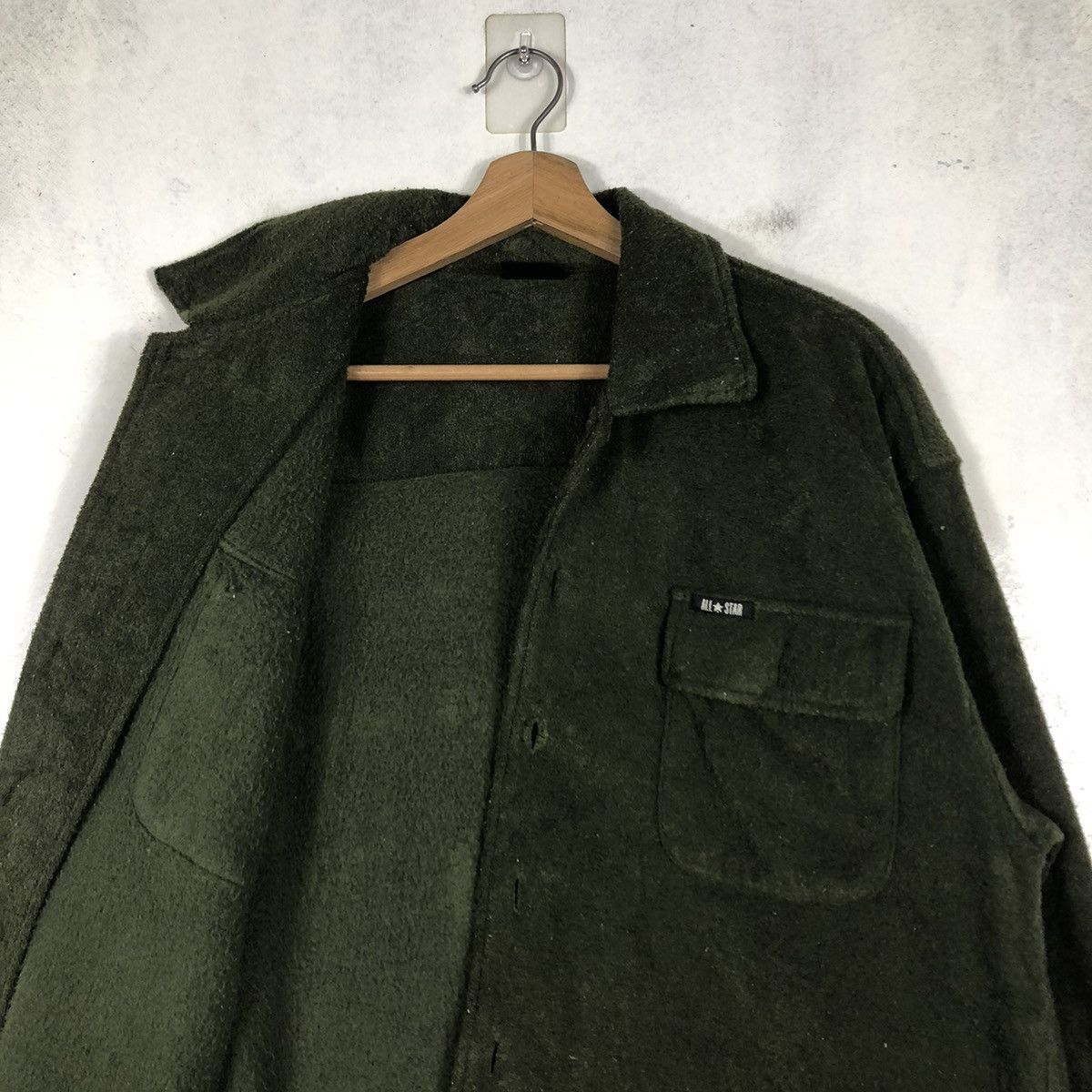 Japanese Brand 📌VINTAGE FLEECE CHORE JACKET FLANNEL CONVERSE BOSTON USA Size US M / EU 48-50 / 2 - 13 Thumbnail