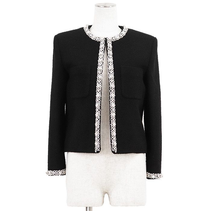 Celine Celine CELINE Wool Nylon Cardigan Jacket Textile Outerwear DUTY FREE for USA Size ONE SIZE - 1 Thumbnail