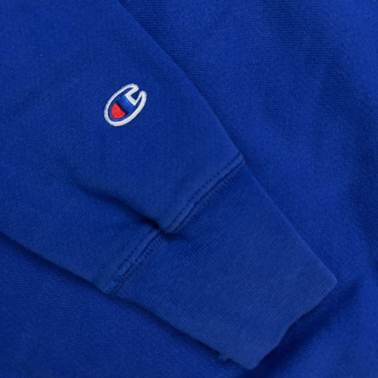 Champion × Vintage Champion Hoodie Small Reverse Weave Script Hood Sweatshirt Size S / US 4 / IT 40 - 5 Thumbnail