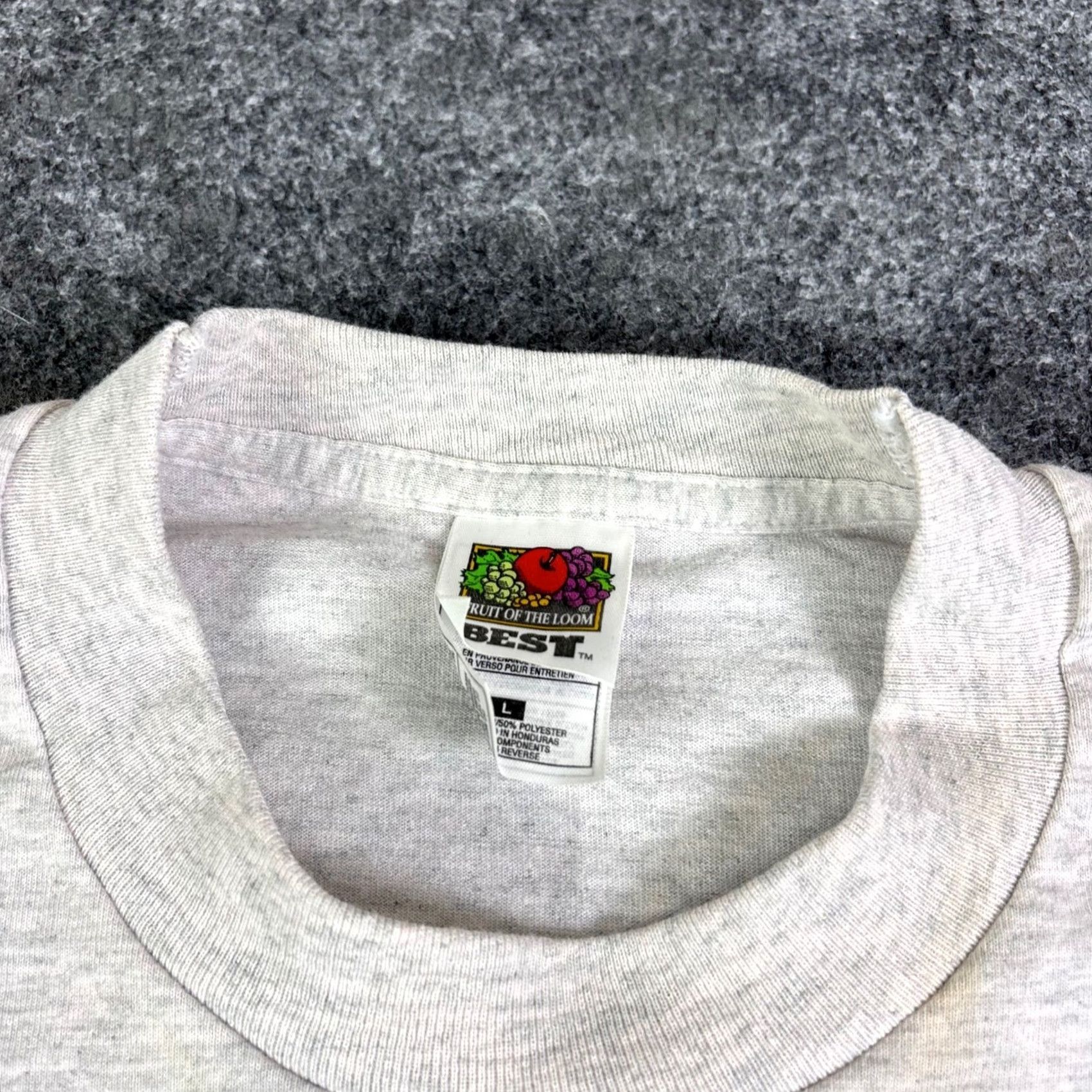 Fruit Of The Loom VINTAGE Keystone National Street Rod Jamboree T-Shirt Gray L 1990s Mens Rockabilly Graphic Tee Size US L / EU 52-54 / 3 - 8 Thumbnail