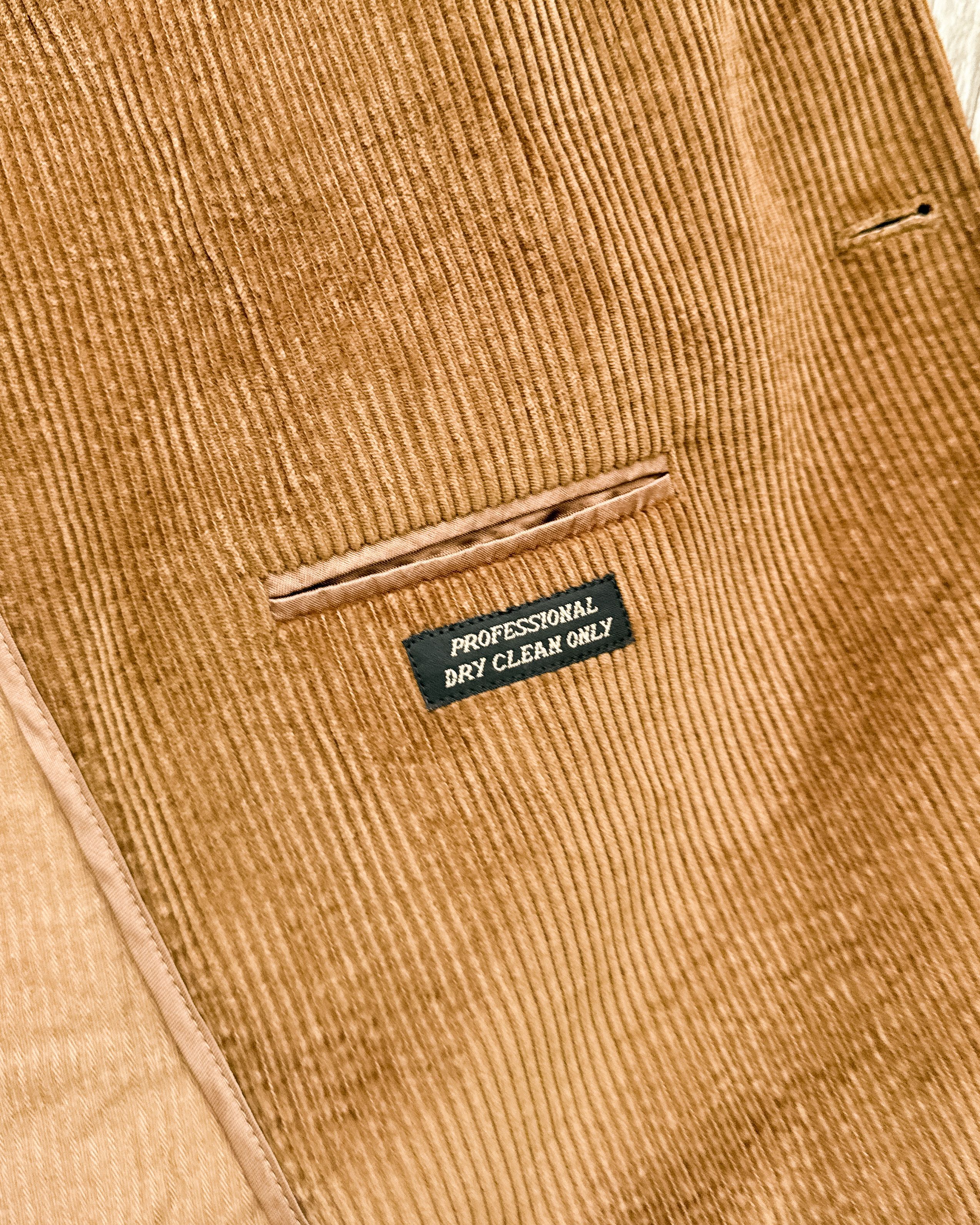 Vintage Vintage 2000s Coconut Grove Corduroy Blazer Brown Men's 44S Size 44S - 9 Thumbnail