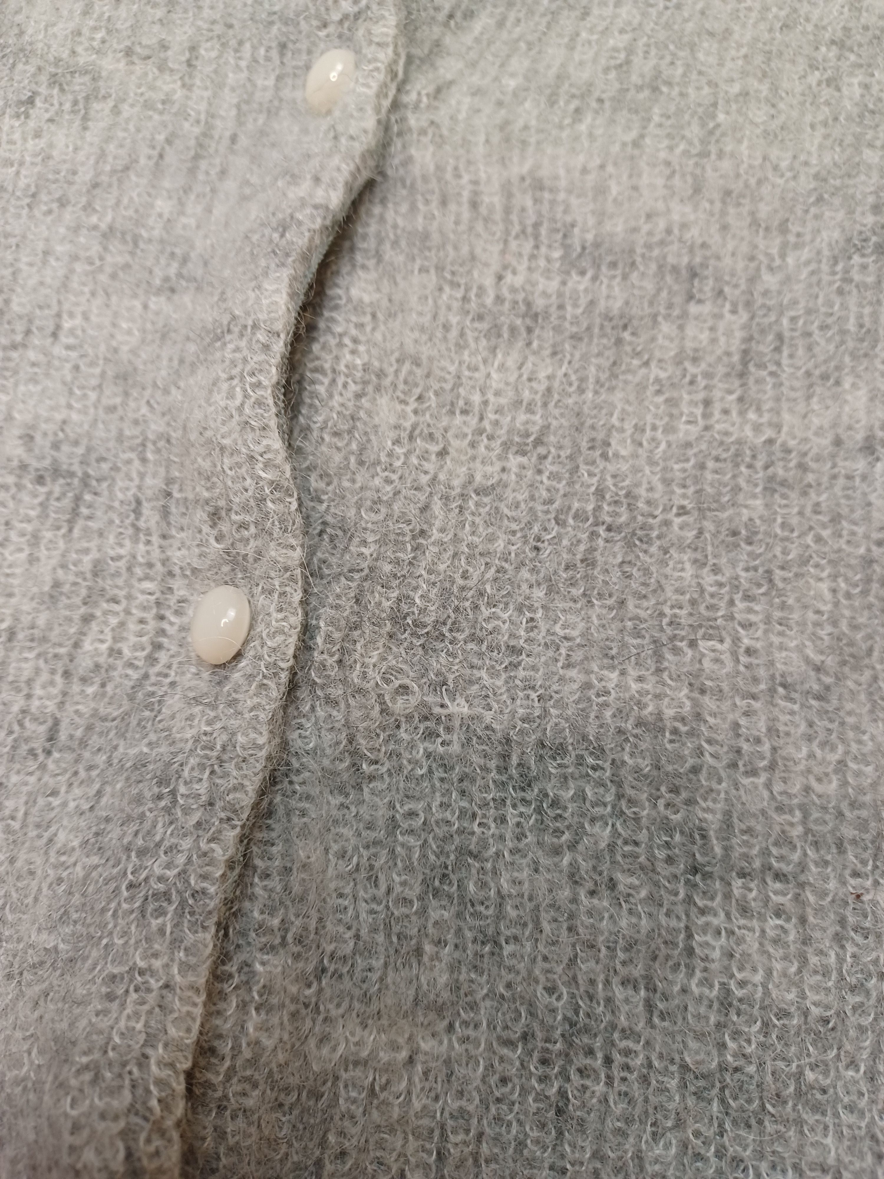 Sezane Sézane “La Maille” Grey Knit Cardigan – Size S Size S / US 4 / IT 40 - 8 Thumbnail