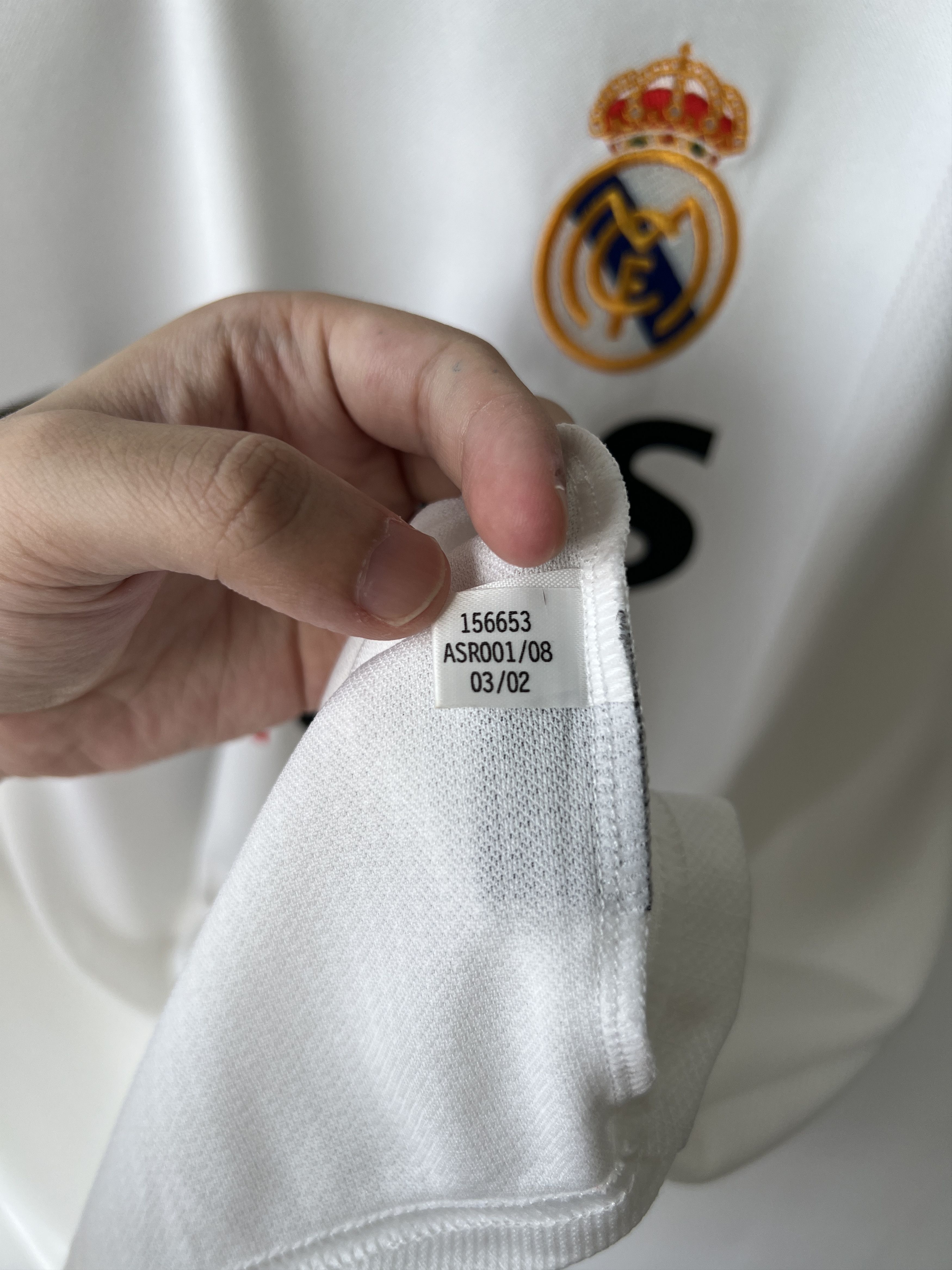 Adidas (L) Real Madrid 2002-03 Home Kit Ronaldo #11 Size US L / EU 52-54 / 3 - 5 Thumbnail