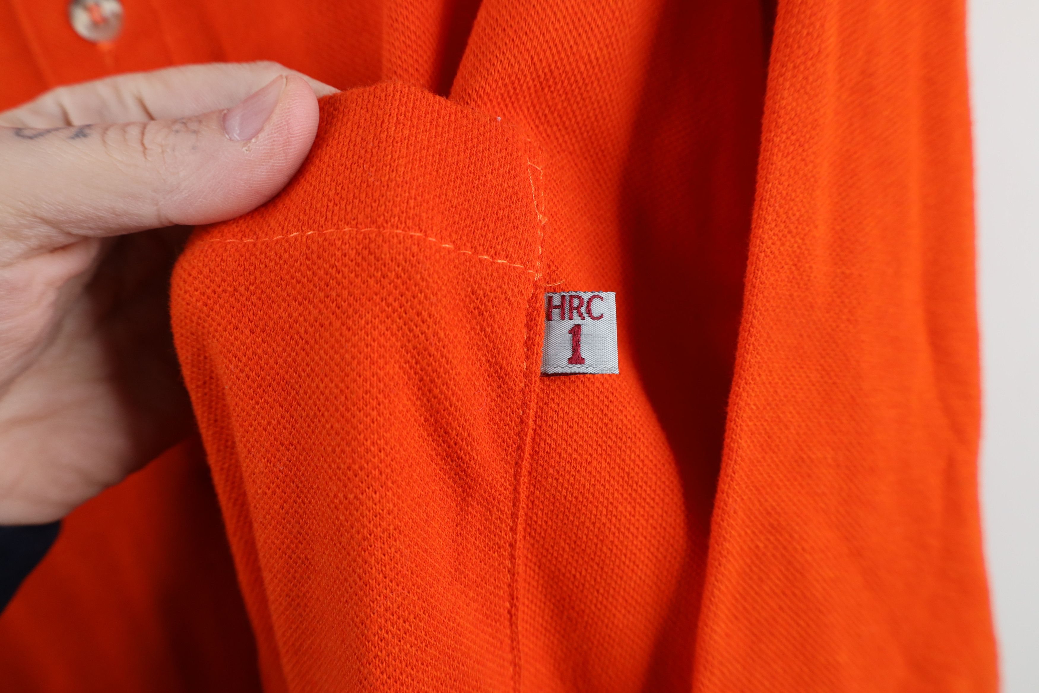 Vintage Tyndale FR Flame Resistant Work Henley T-Shirt Orange USA Size US XXL / EU 58 / 5 - 7 Thumbnail