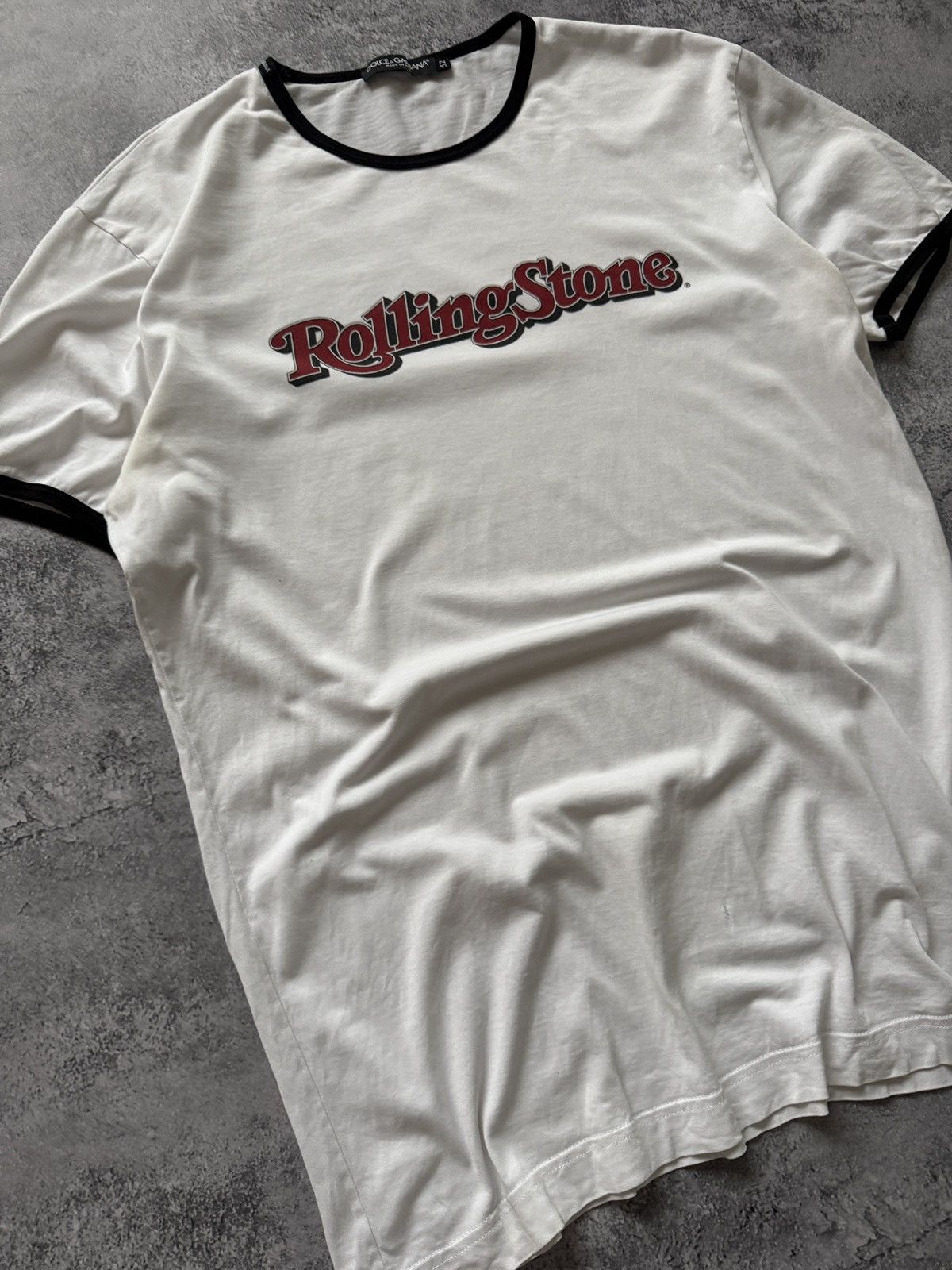 Dolce & Gabbana Dolce & Gabbana The Rolling Stones Vintage T-Shirt Size US L / EU 52-54 / 3 - 3 Thumbnail