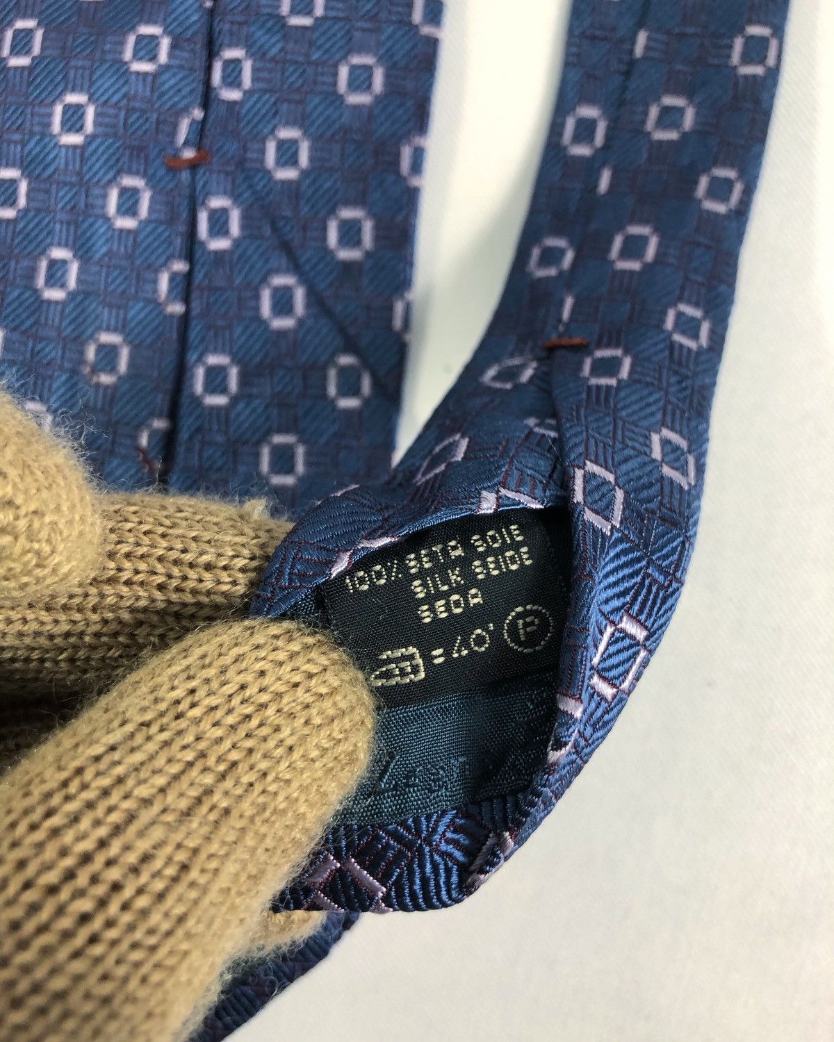 Ermenegildo Zegna Rare Ermenegildo Zegna Silk Tie Made in Italy Size ONE SIZE - 7 Thumbnail