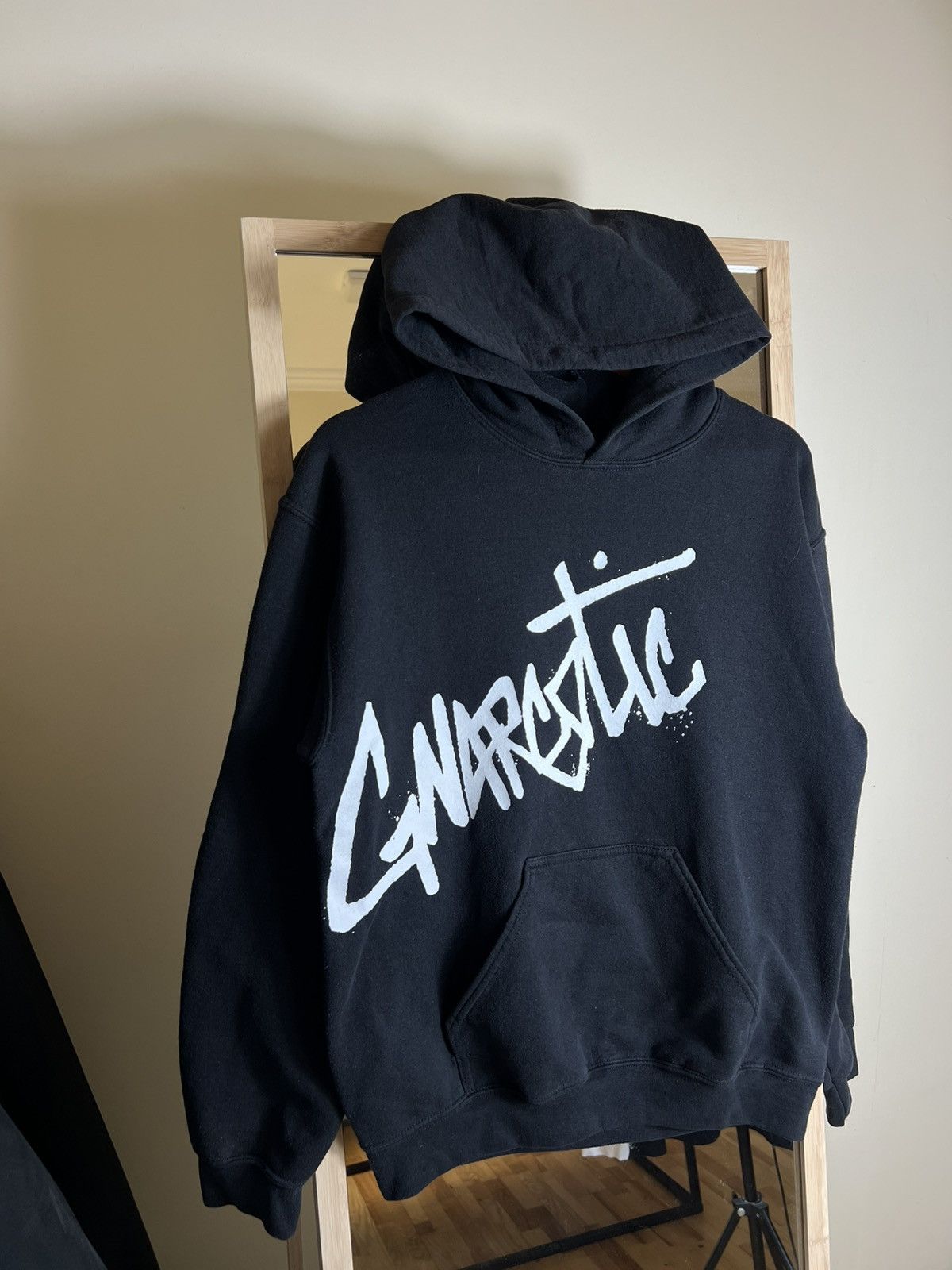 Gnarcotic Gnarcotic Lil Gnar Oversized Logo Hoodie Black Small Y2K Size US S / EU 44-46 / 1 - 2 Thumbnail