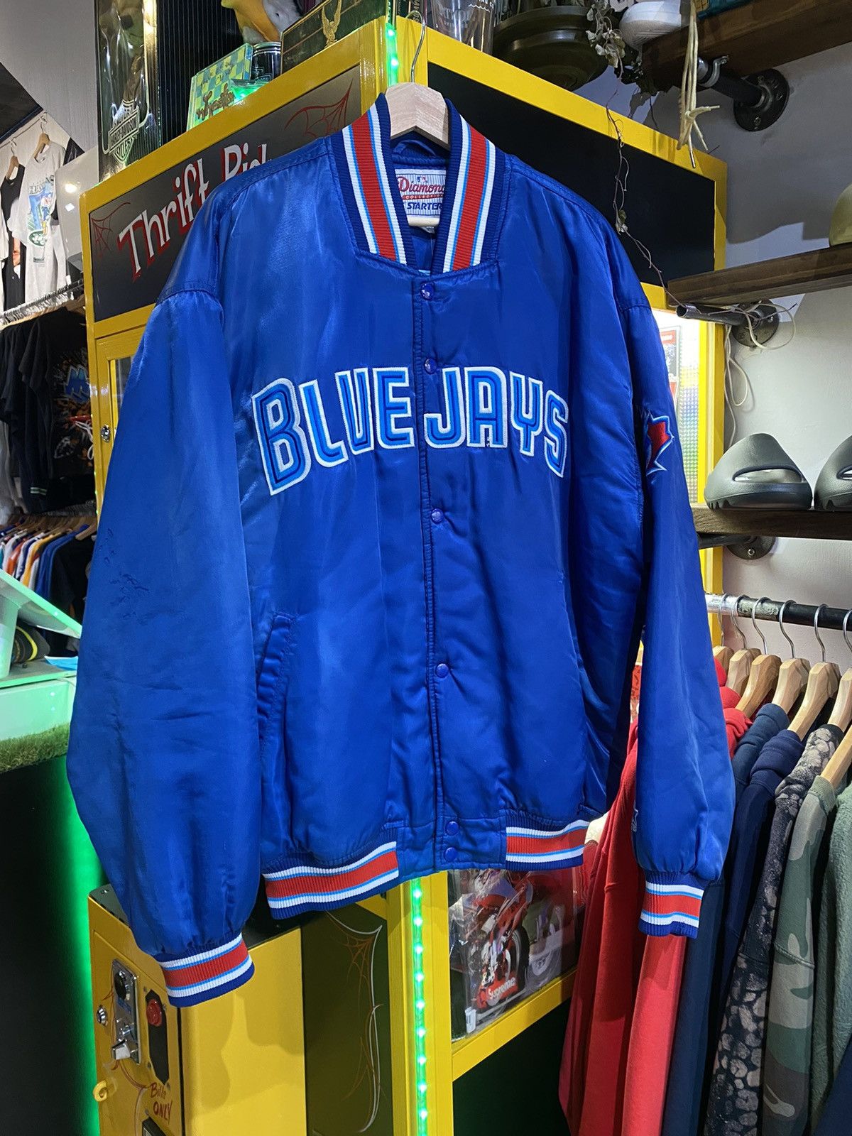 image of Mlb x Vintage Toronto Blue Jays Starter Jacket Size Xl, Men's