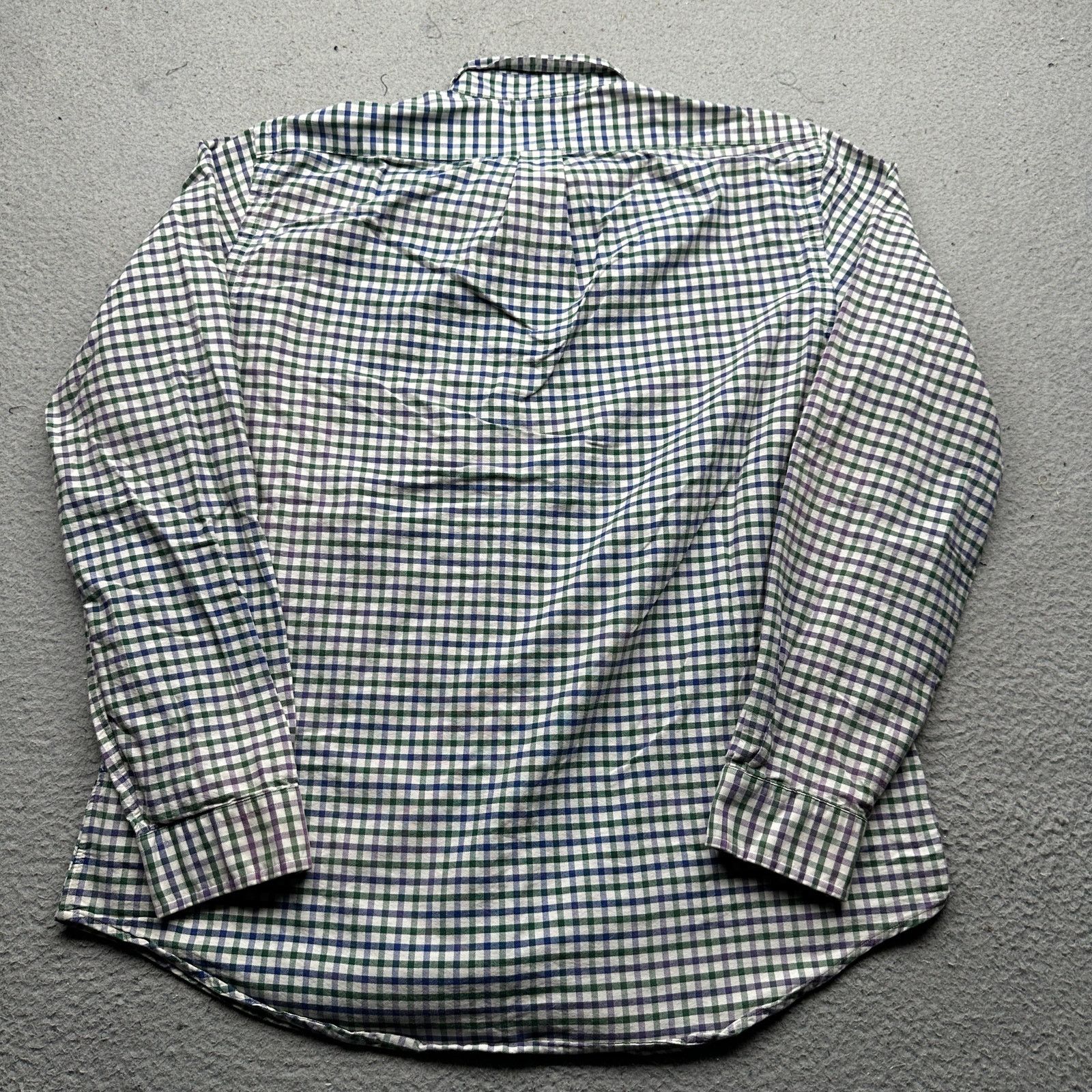 Ralph Lauren Ralph Lauren Gingham Check Button Down Shirt Men Large Green Size US L / EU 52-54 / 3 - 6 Thumbnail