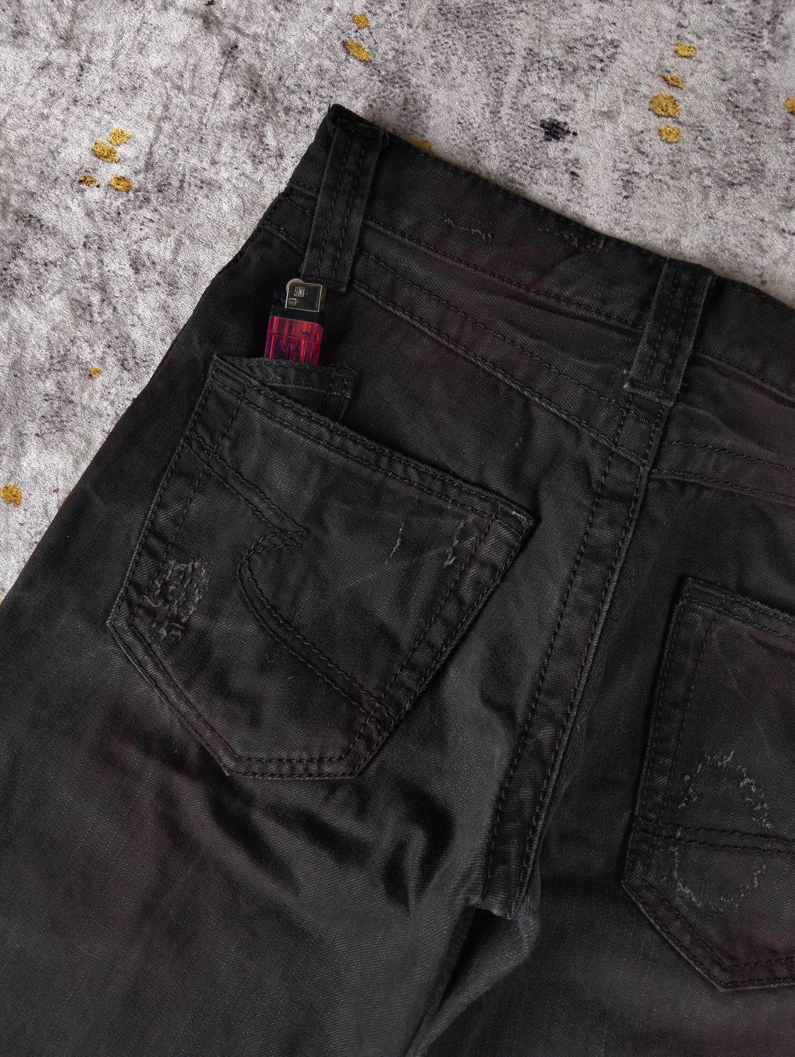 semanticdesign Semantic Design Japan Flared Bootcut Waxed Spiral Jeans Size US 28 / EU 44 - 10 Thumbnail
