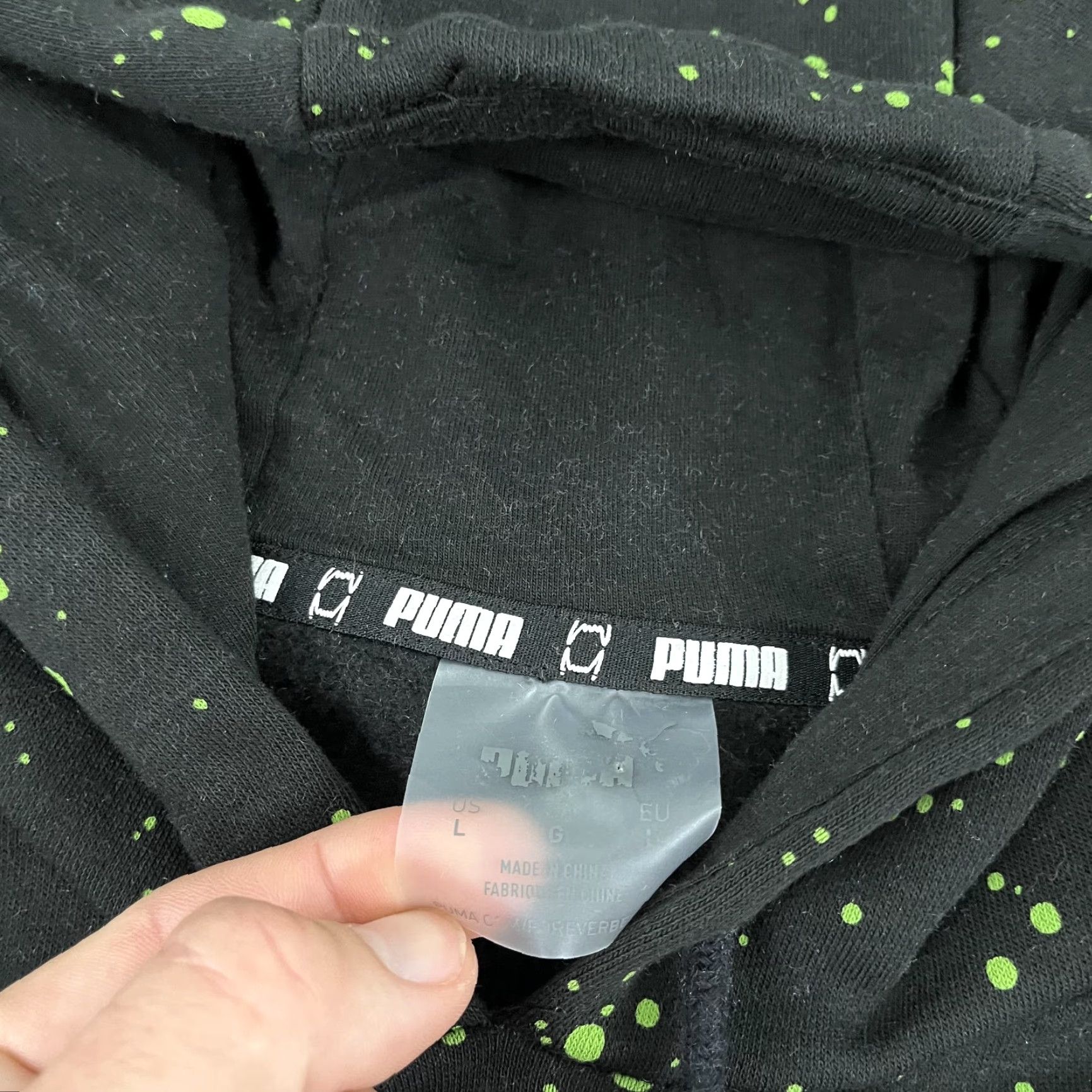Puma Puma x LaMelo Ball Not From Here Hoodie Mens Large Black Pullover Hoodie Classic Sports Size US L / EU 52-54 / 3 - 5 Thumbnail