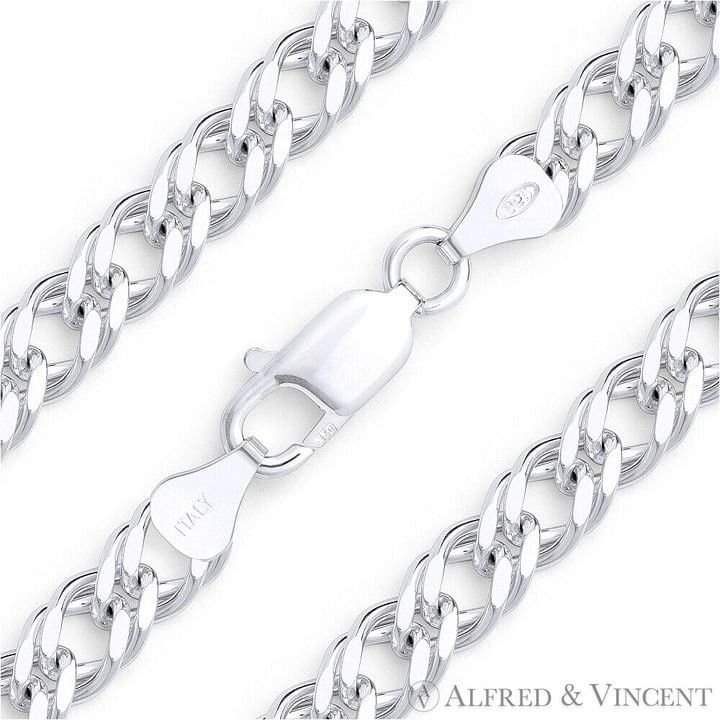 Other Rombo Link Chain Necklace in Solid .925 Sterling Silver Size ONE SIZE - 1 Thumbnail